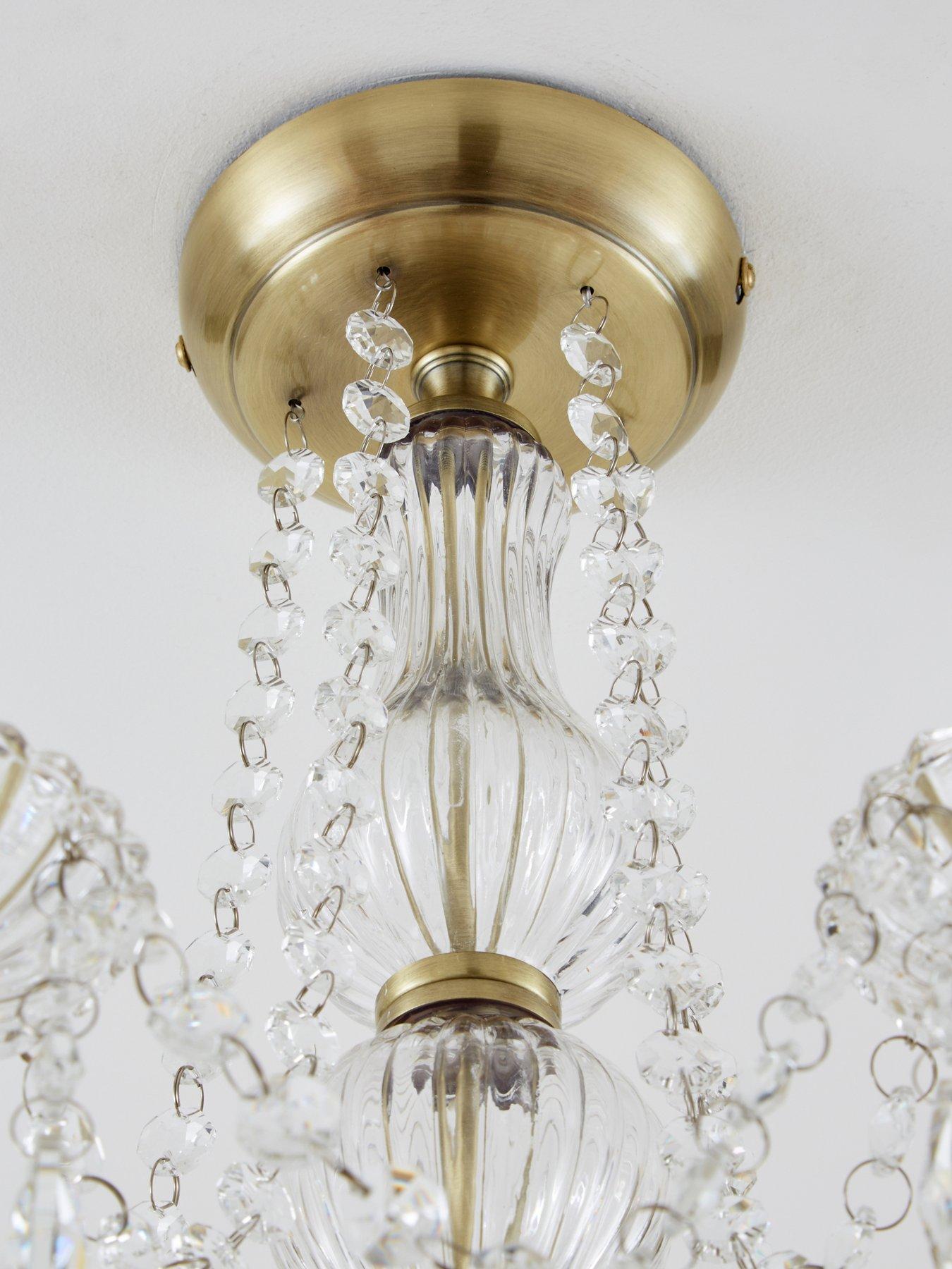 Image 6 of 6 of The Very Collection Alessandra Flush 5-Light Chandelier