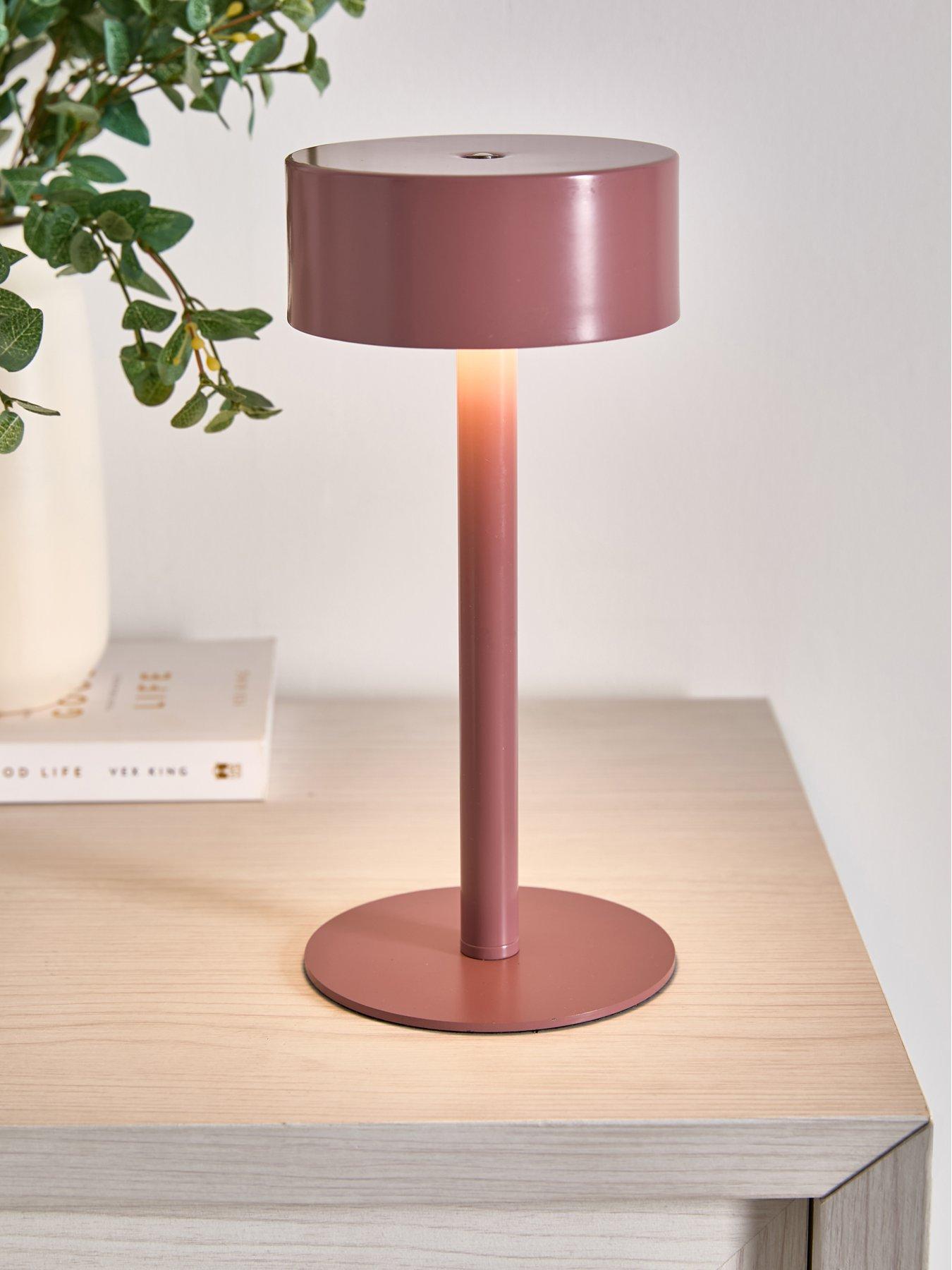 Image 1 of 6 of The Very Collection Touch Top Rechargeable Table Lamp - 26cm
