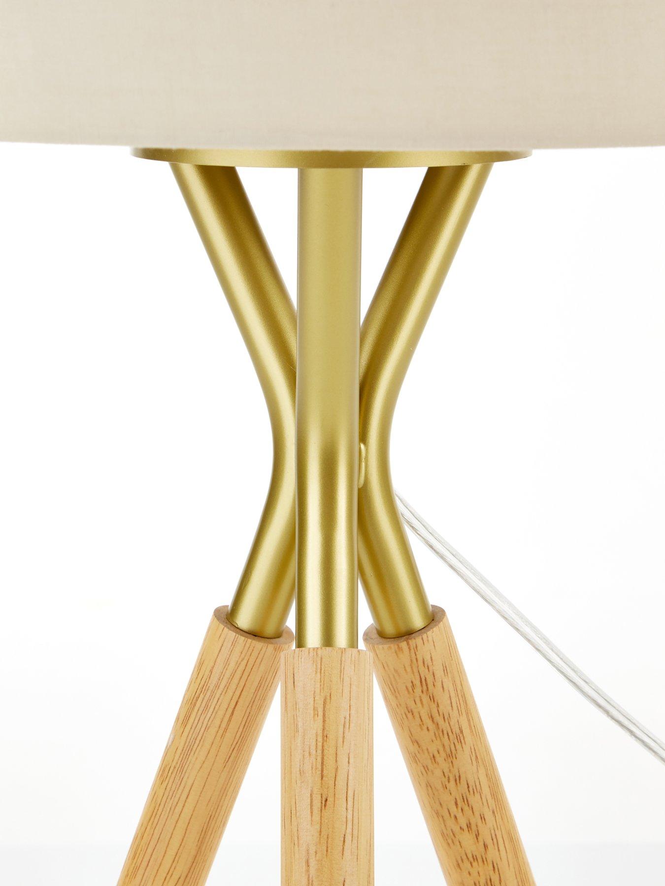 Image 4 of 6 of The Very Collection Lili Tripod Table Lamp