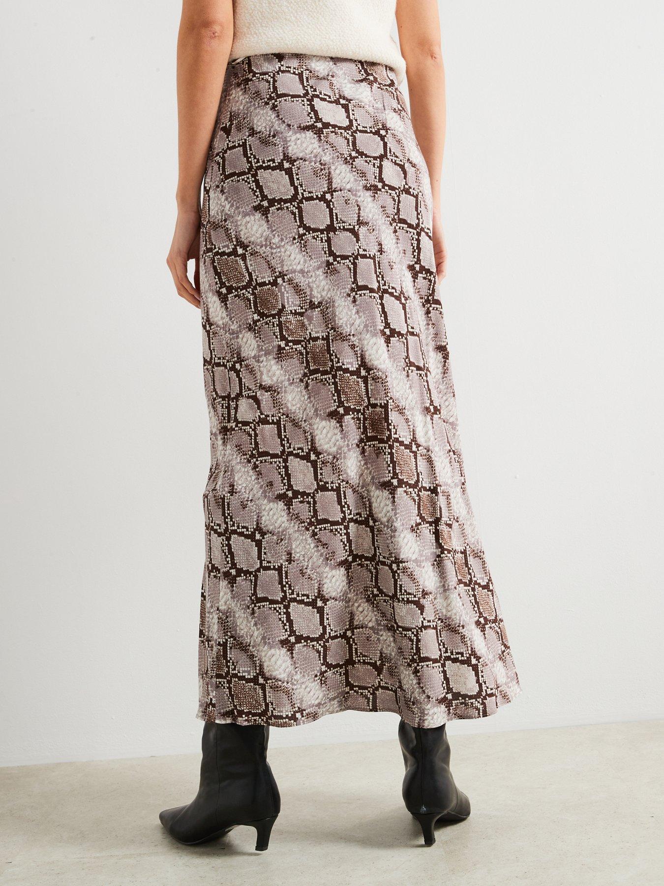 mango-snake-print-maxi-skirt-brownstillFront