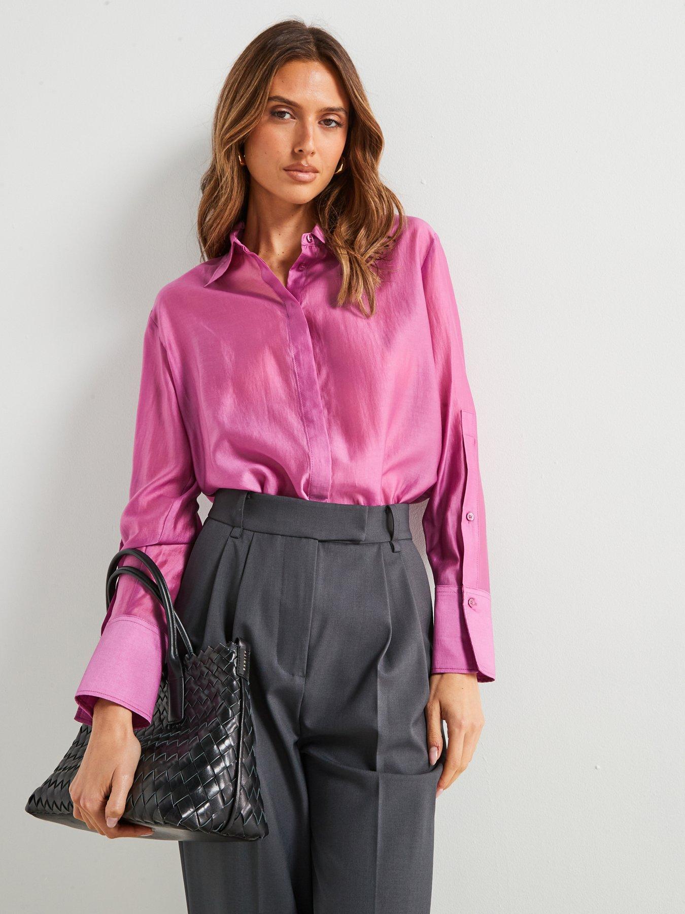 mango-satin-shirt-pink