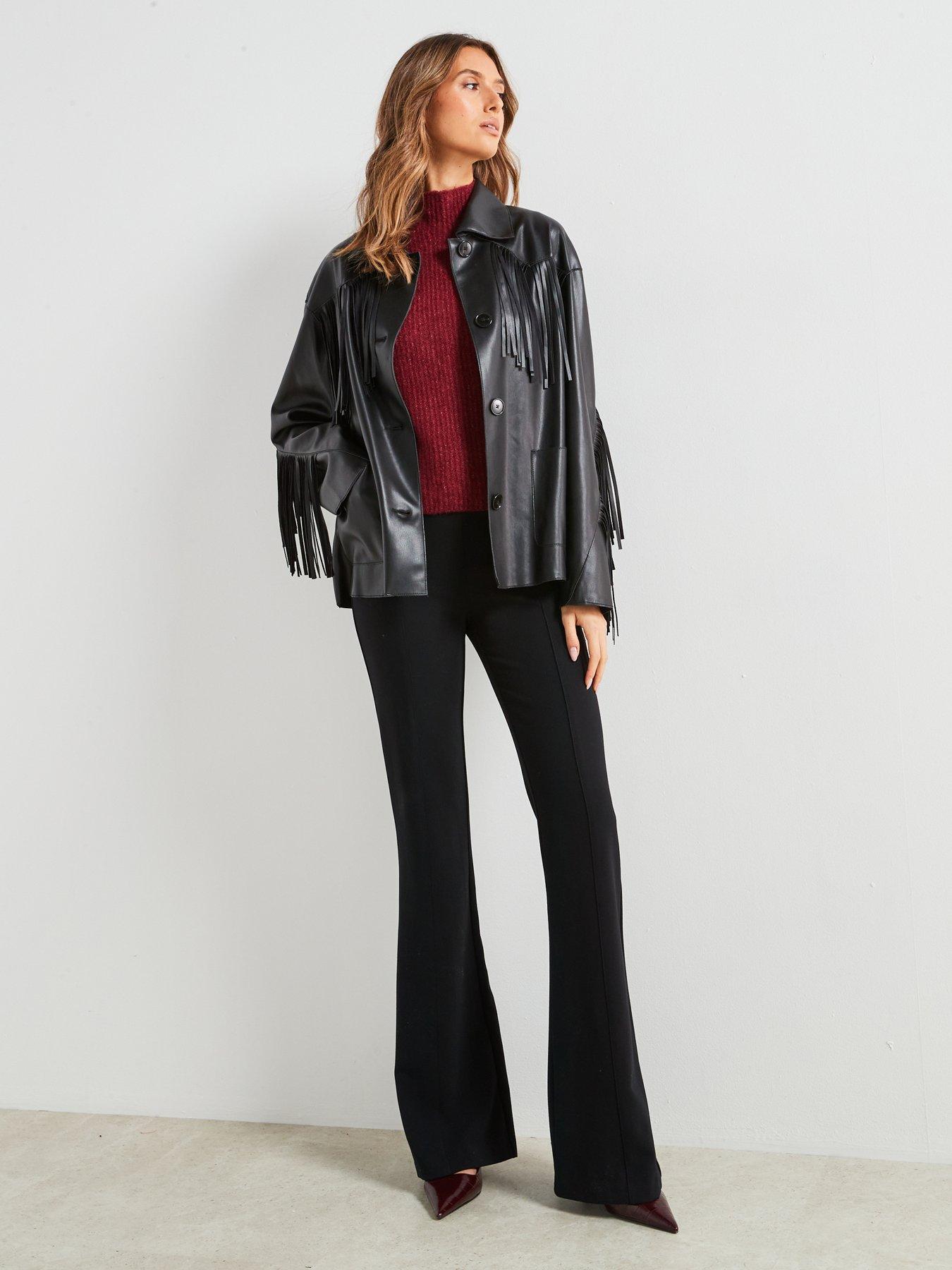 mango-faux-leather-fringed-overshirt-blackback