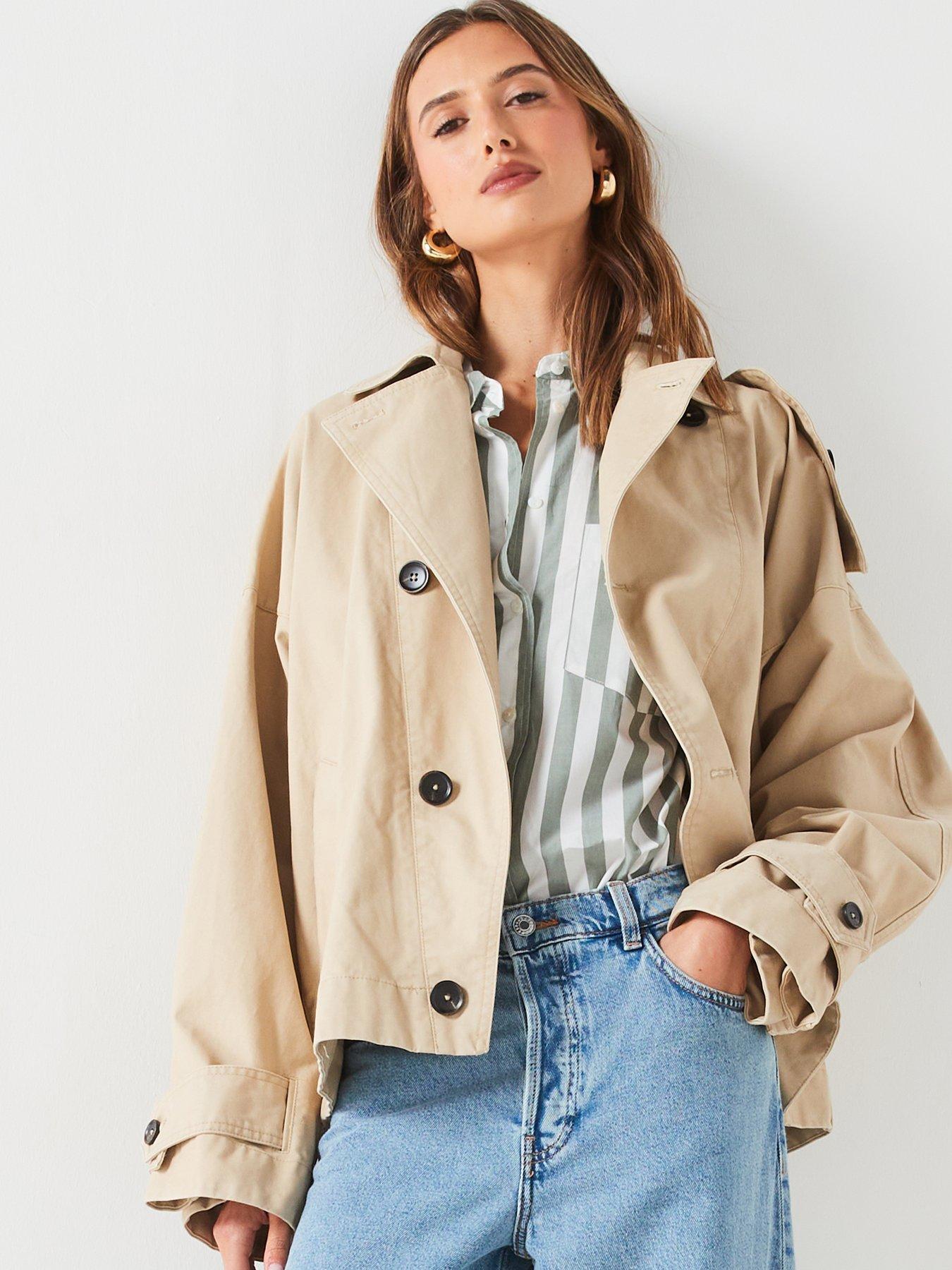 mango-short-trench-coat-beige