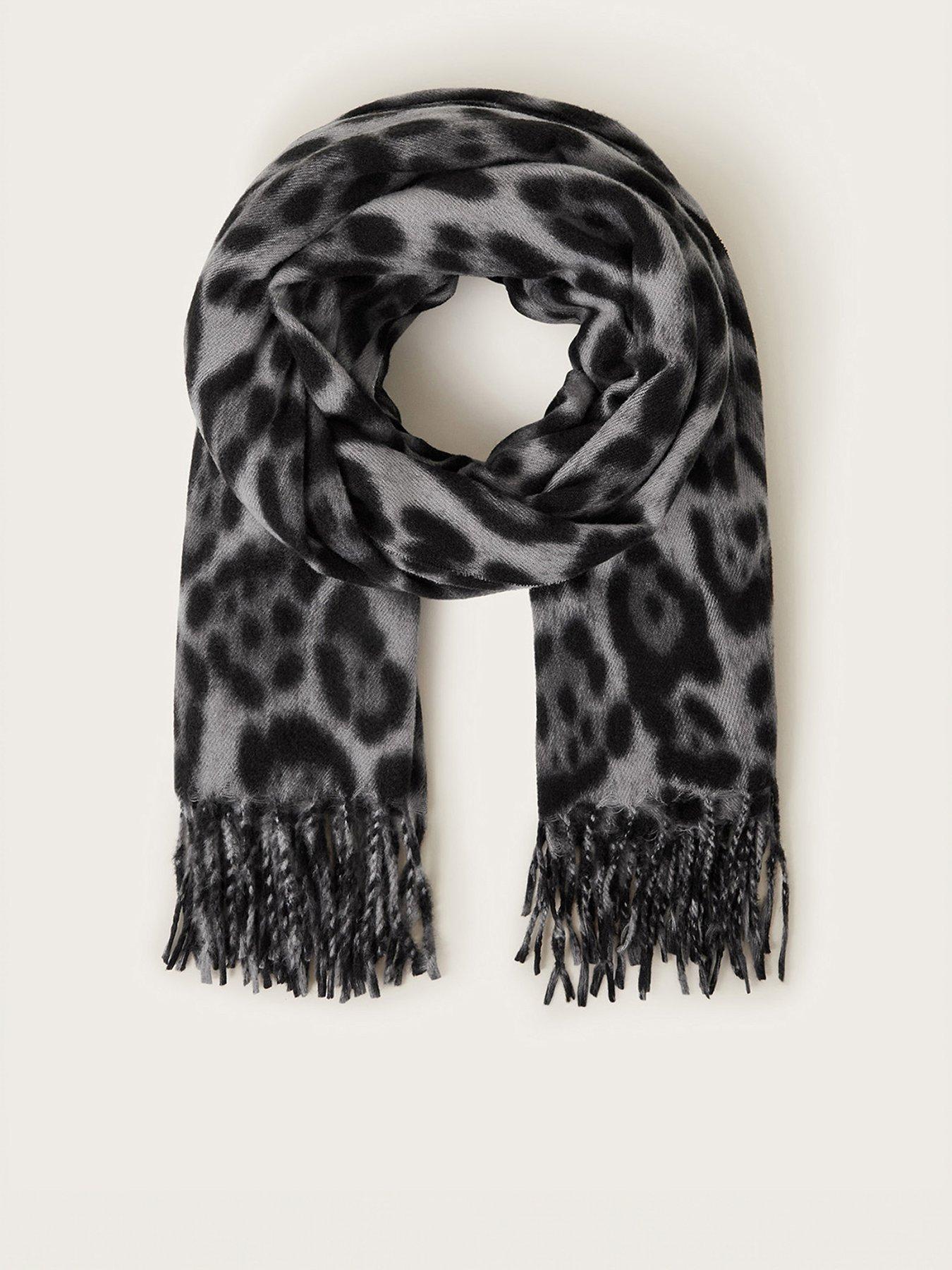 monsoon-lottie-leopard-scarf-grey