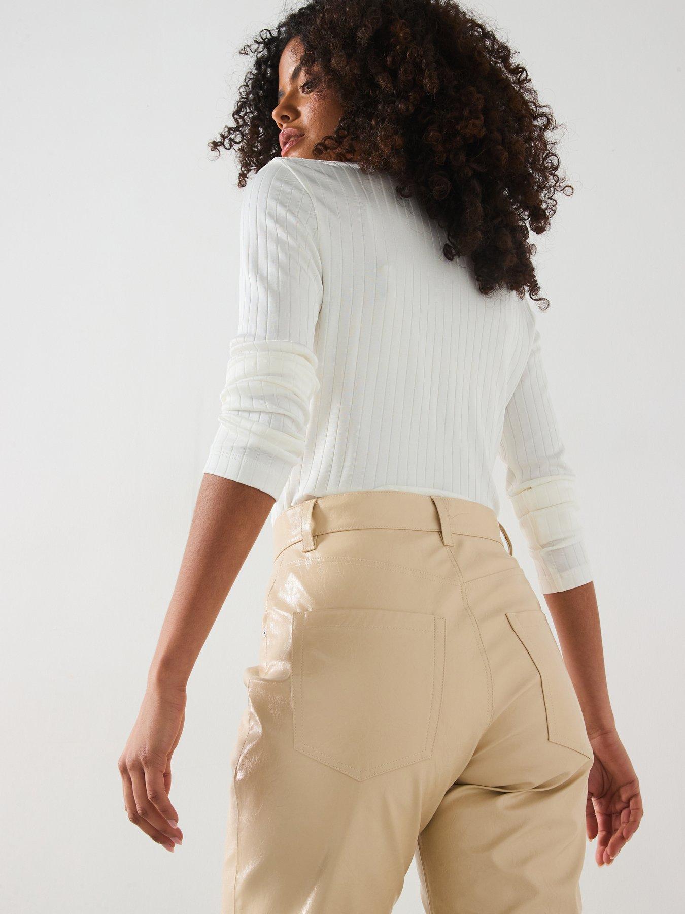 boss-pu-relaxed-fit-trousers-beigedetail