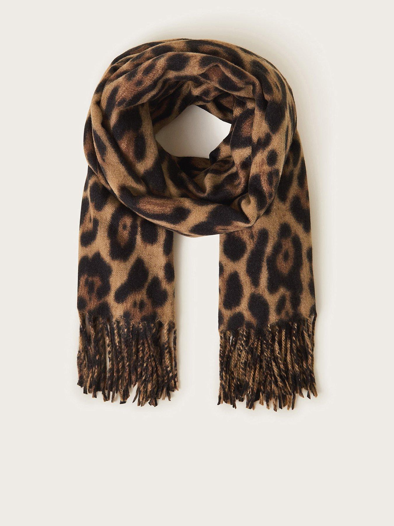 monsoon-lottie-leopard-scarf-red