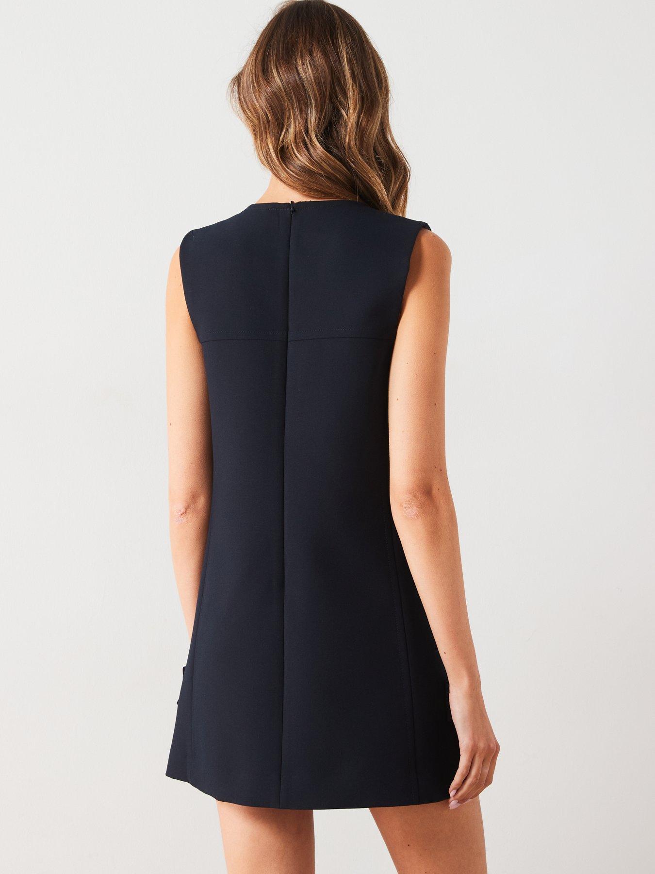 mango-tailored-button-mini-dressstillFront