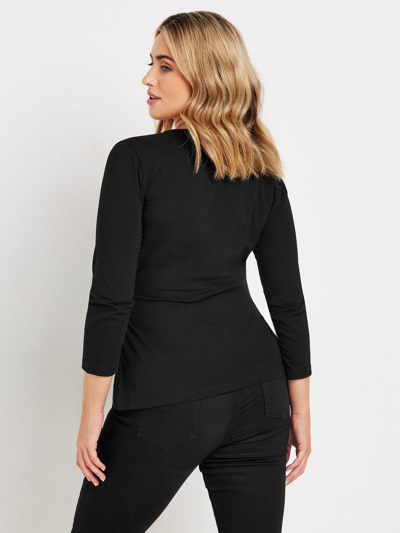 mco-34-sleeve-wrap-top-blackstillFront