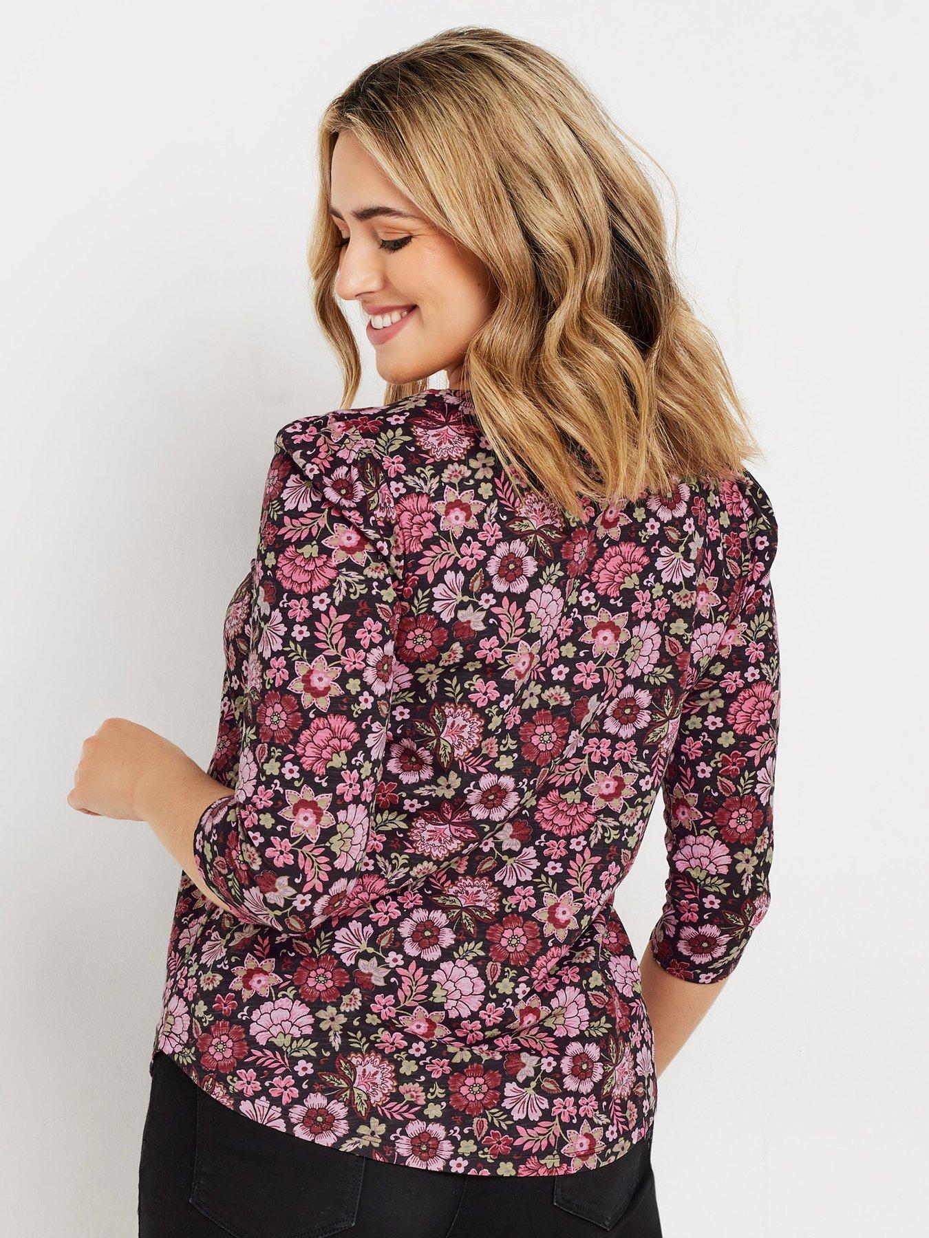 mco-floral-34-sleeve-topstillFront