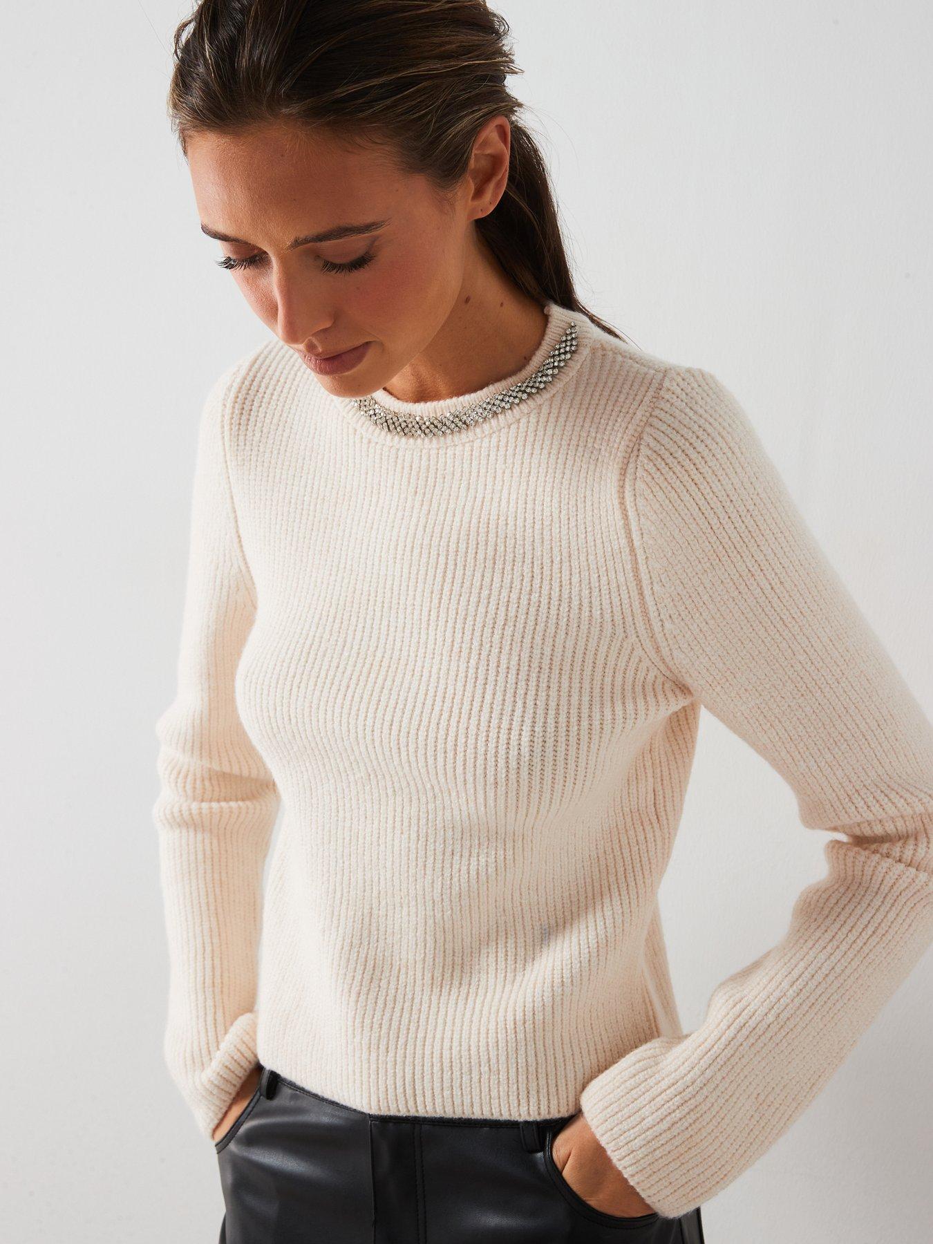 mango-embellished-collar-jumper-creamdetail