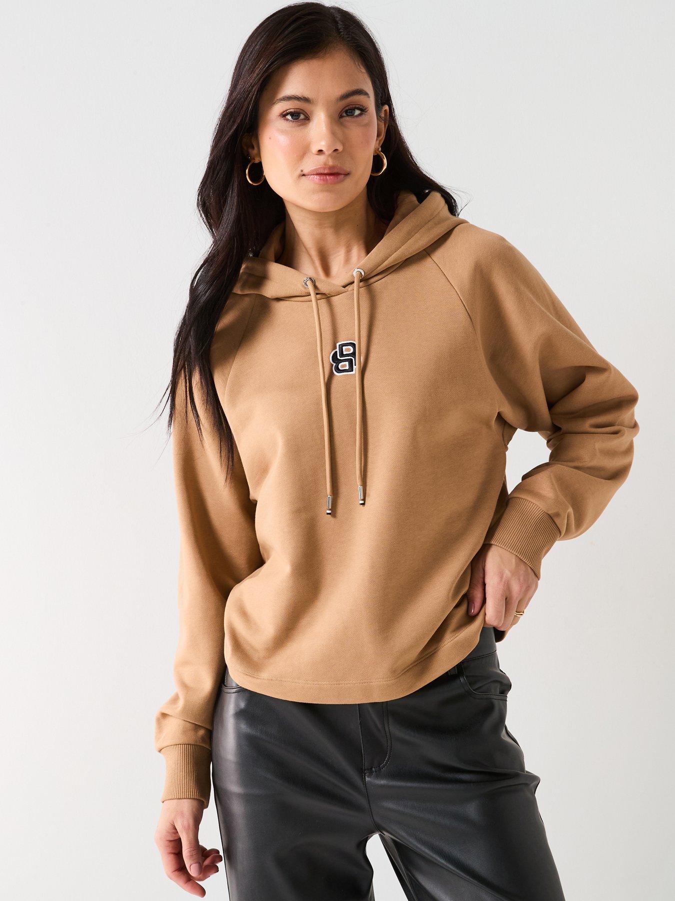 boss-emaes-2-logo-hoodie-beige