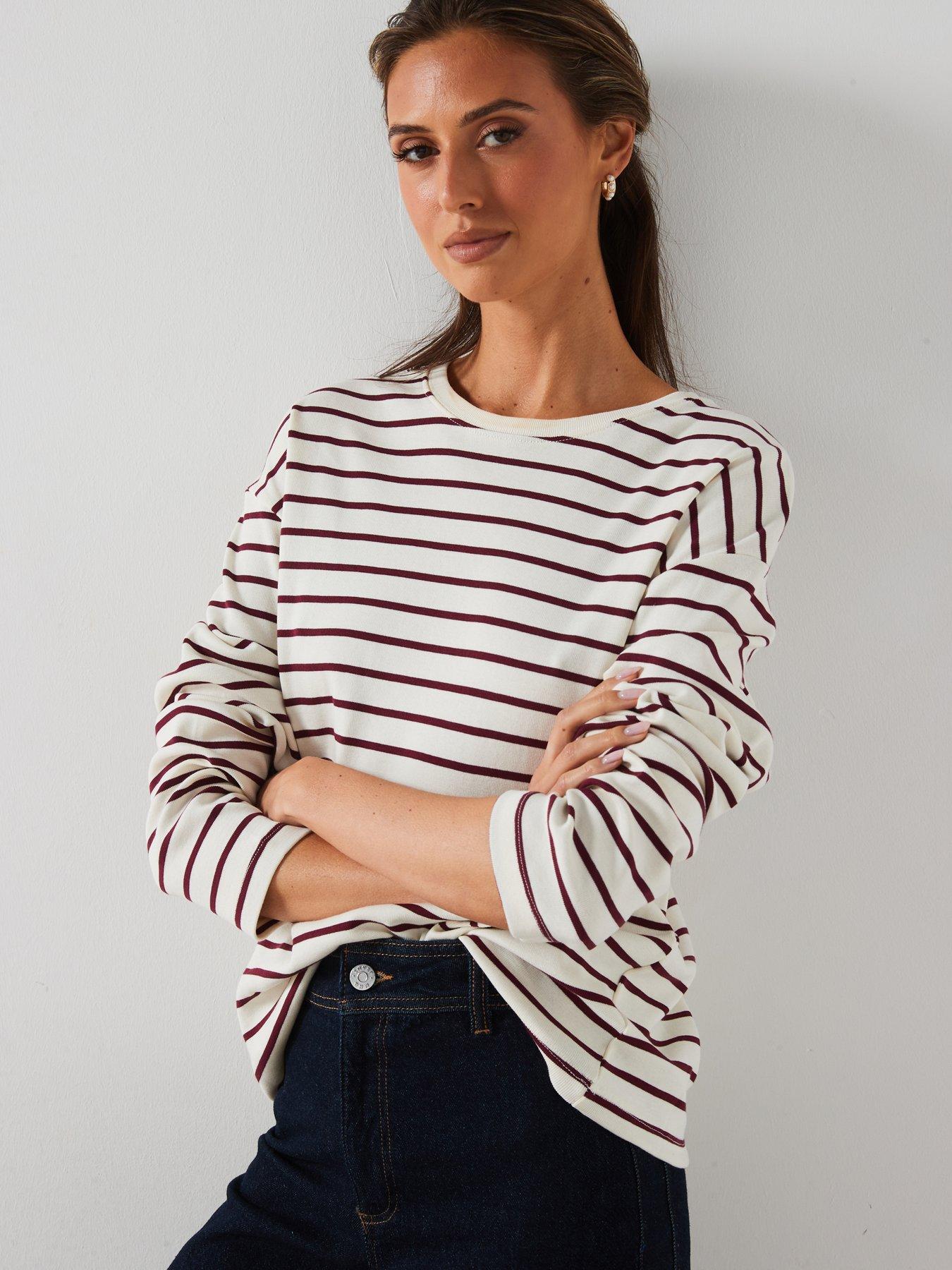 mango-striped-knitted-sweatshirt-creamdetail