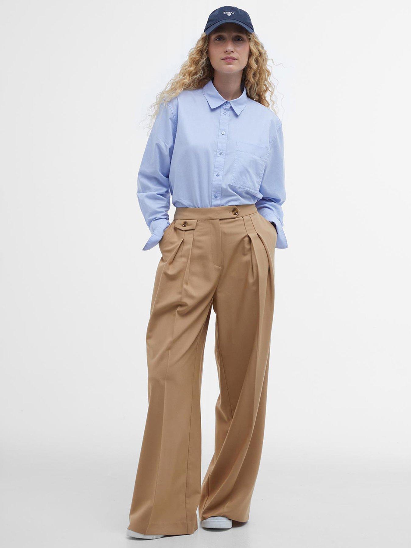 barbour-francis-wide-leg-trousers-beigeoutfit