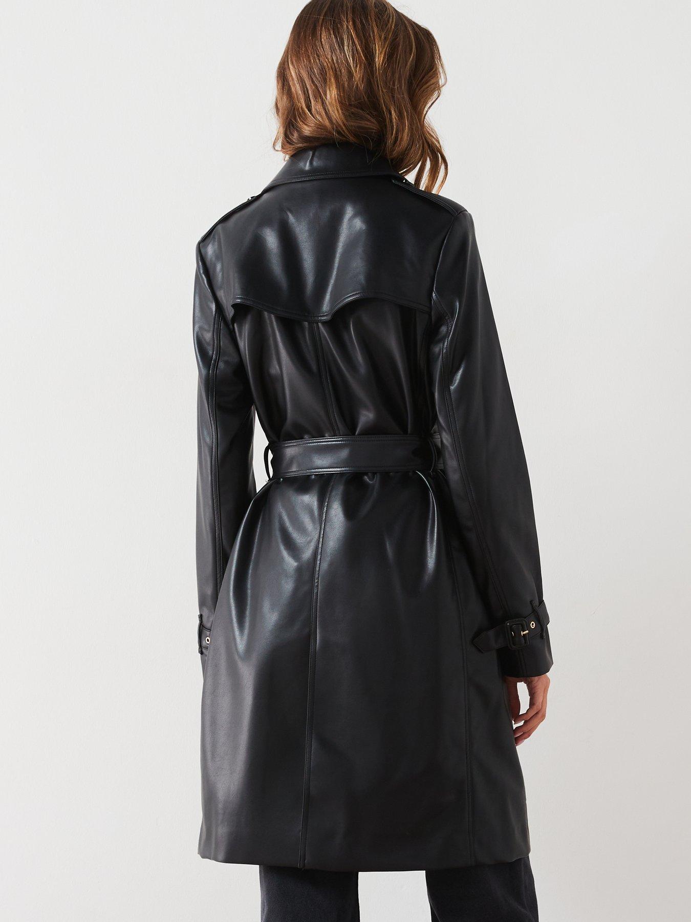 mango-leather-effect-trench-coatstillFront