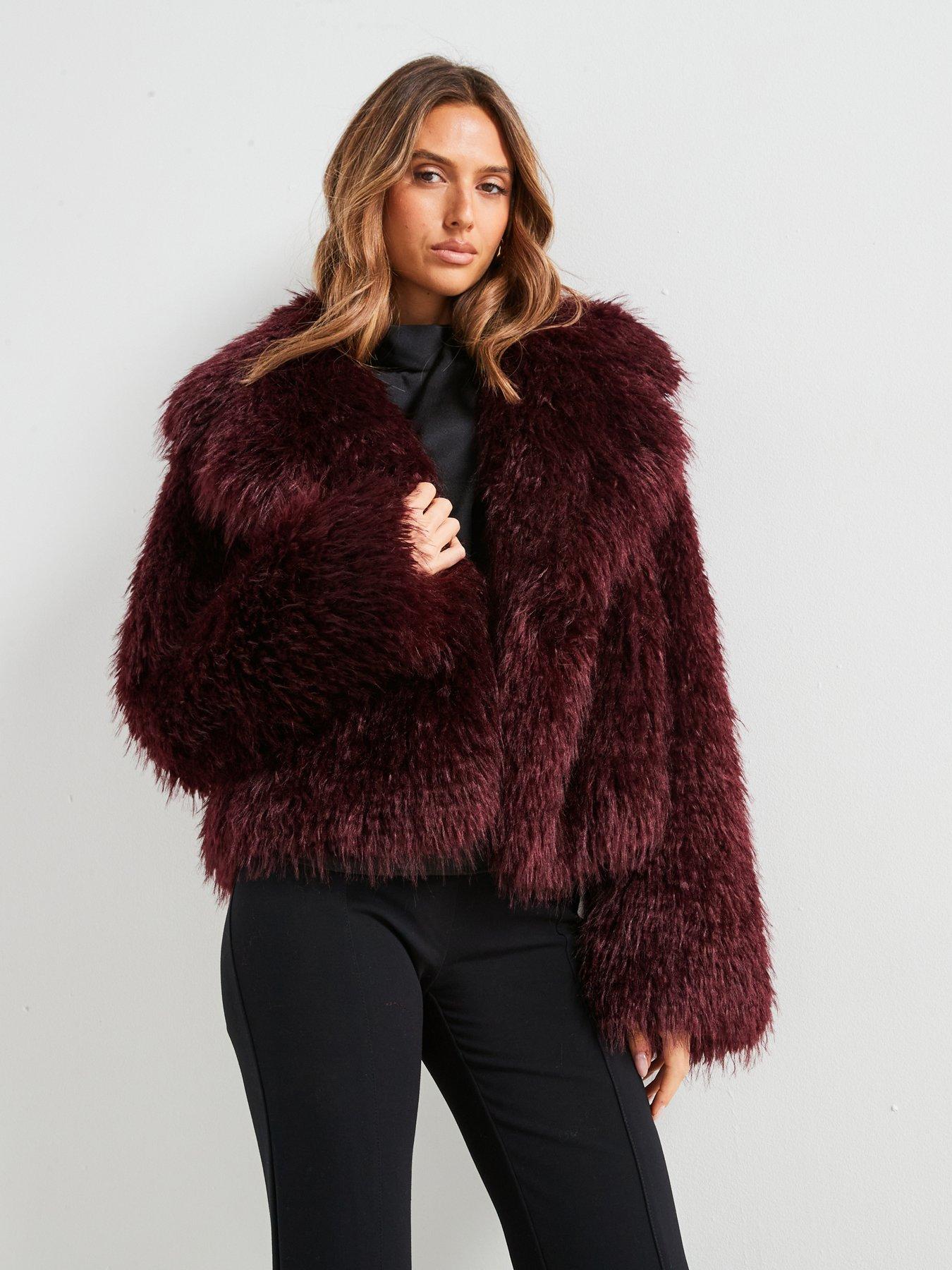 mango-burgundy-faux-fur-coat