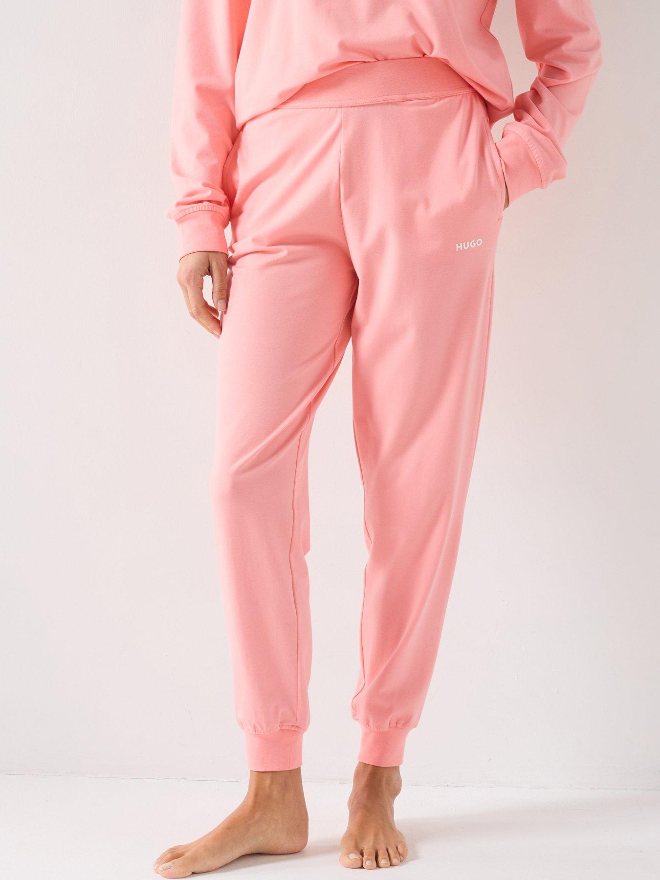 hugo-shuffle-logo-jogger-pant-pink