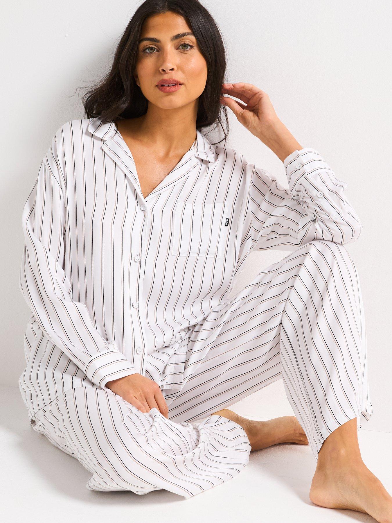 boss-stripe-long-pyjama-set-beigeoutfit