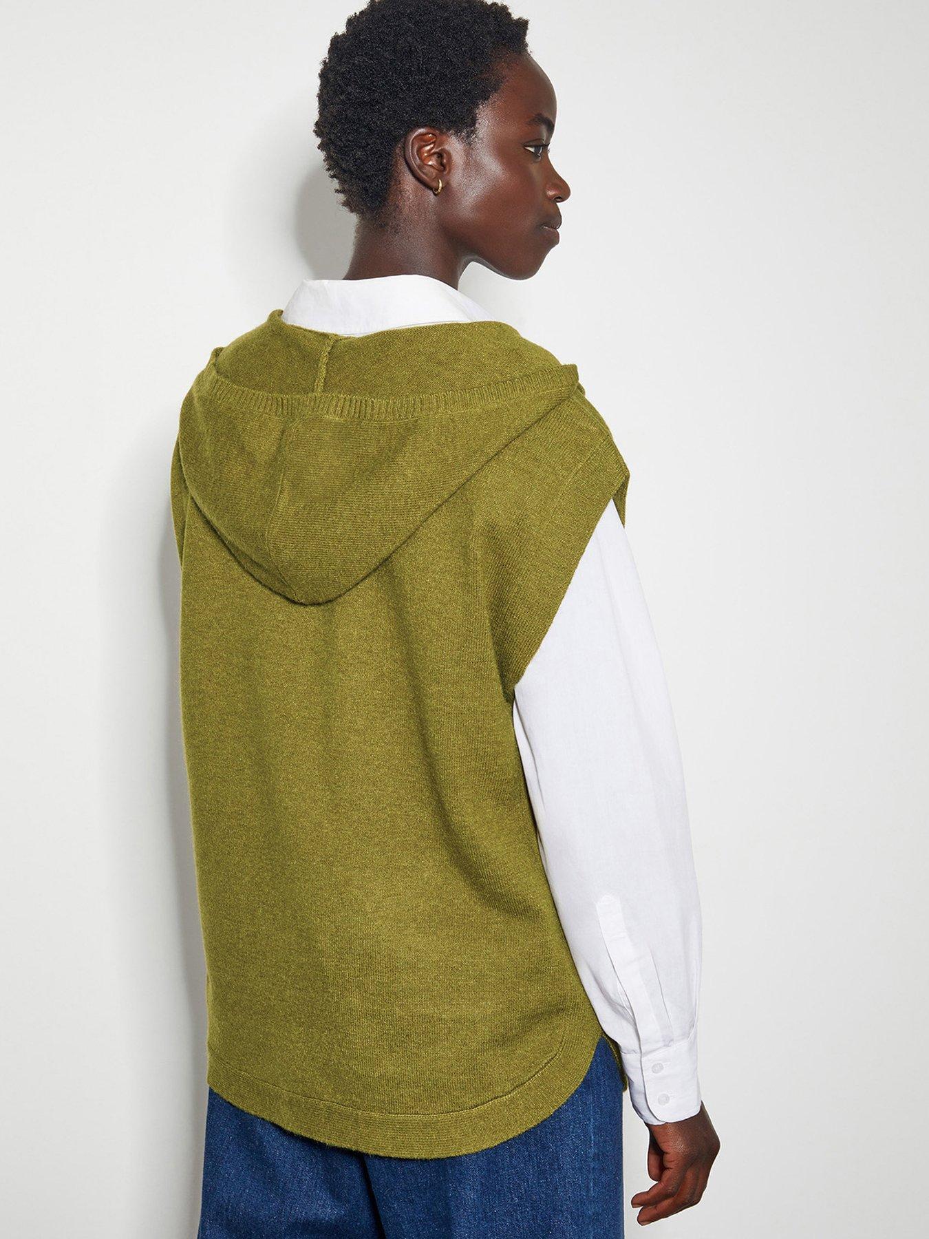 monsoon-pocket-v-neck-poncho-olivestillFront