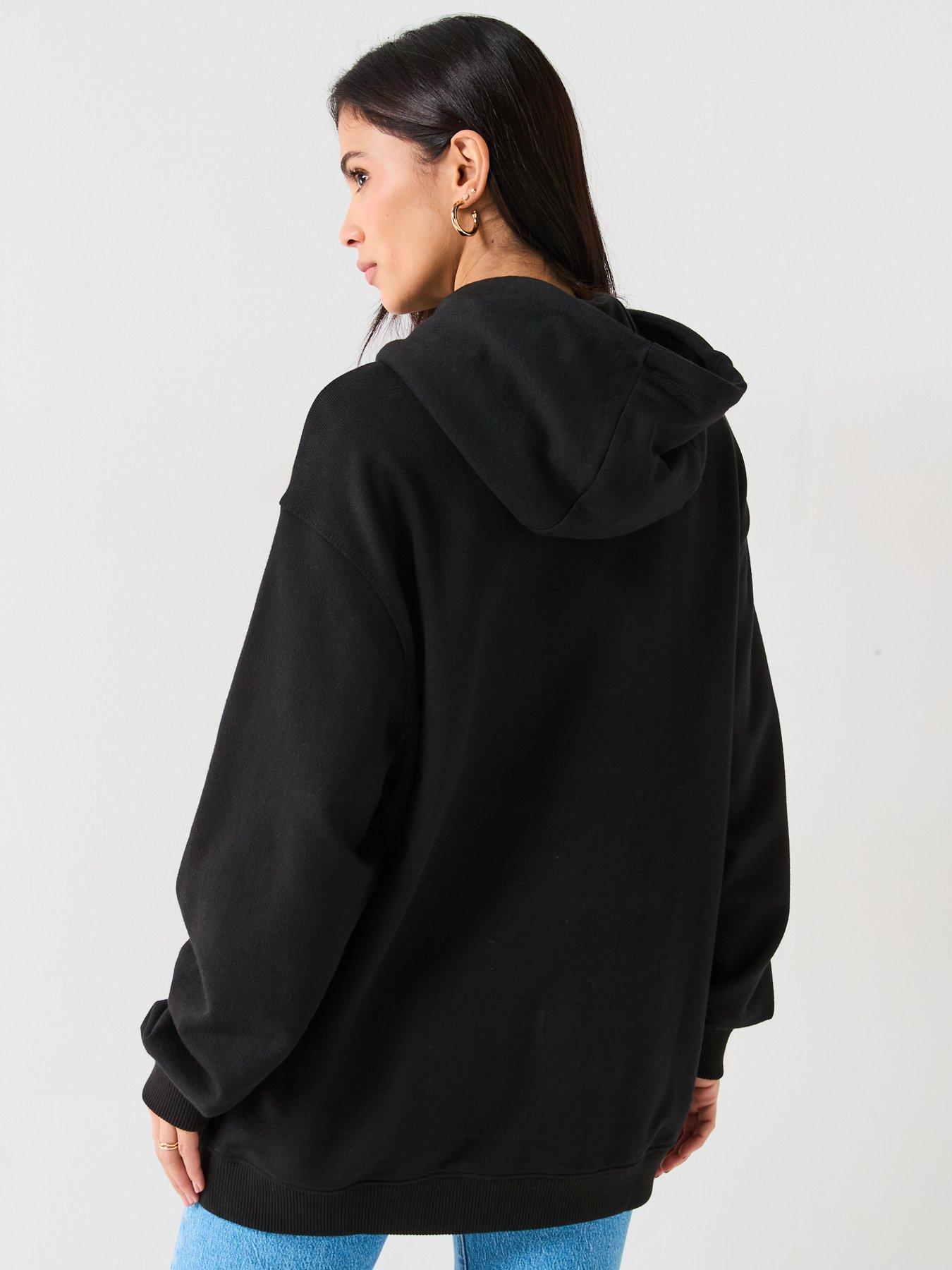 hugo-dejandra-graphic-logo-oversized-hoodie-blackstillFront