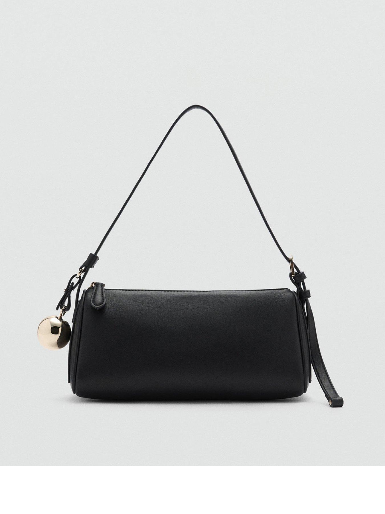 Mango Shoulder Bag With Metallic Detail