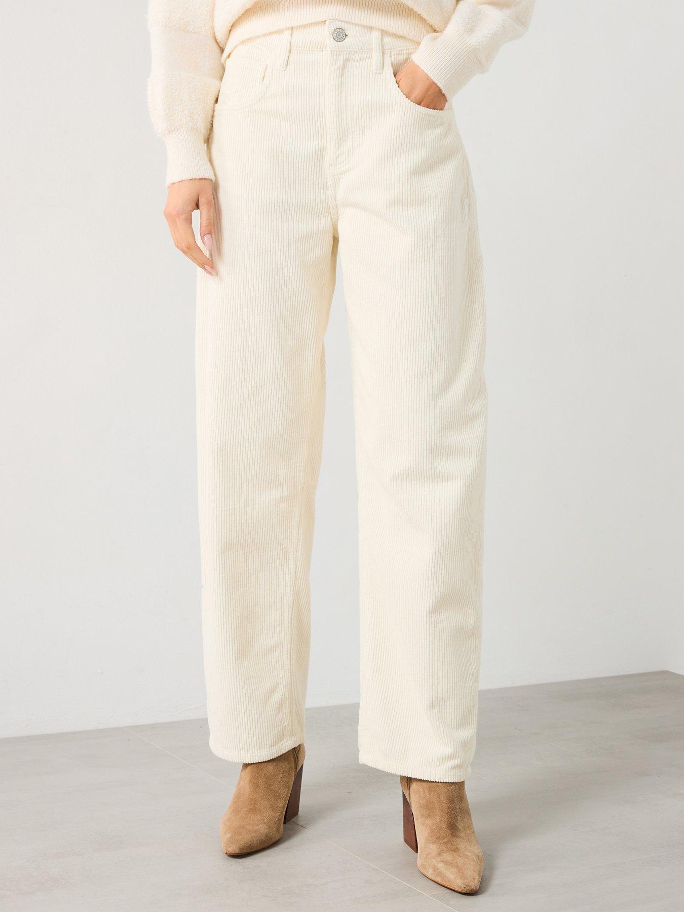 mango-cream-cord-trousersfront