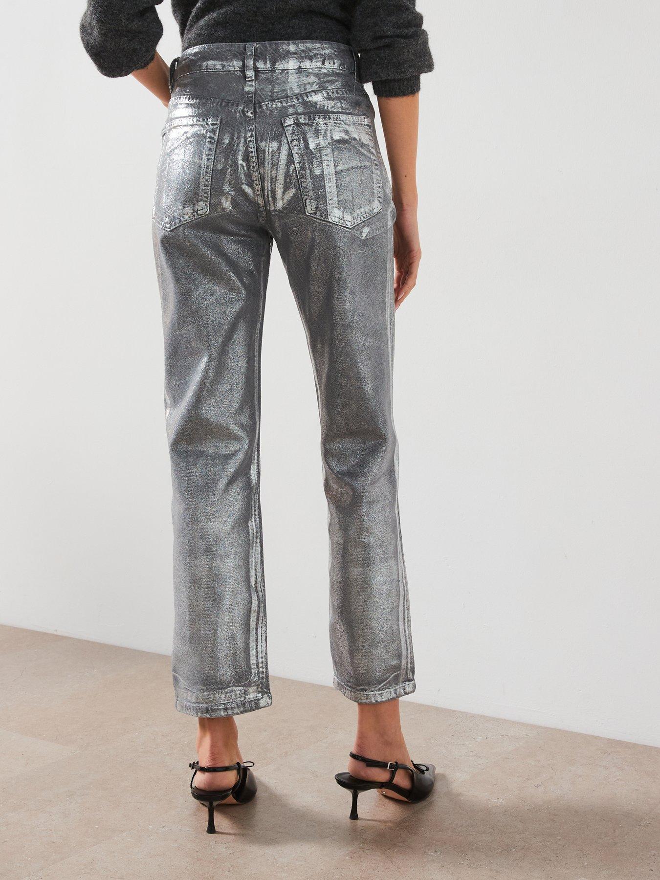 mango-metallic-coated-jeans-greystillFront