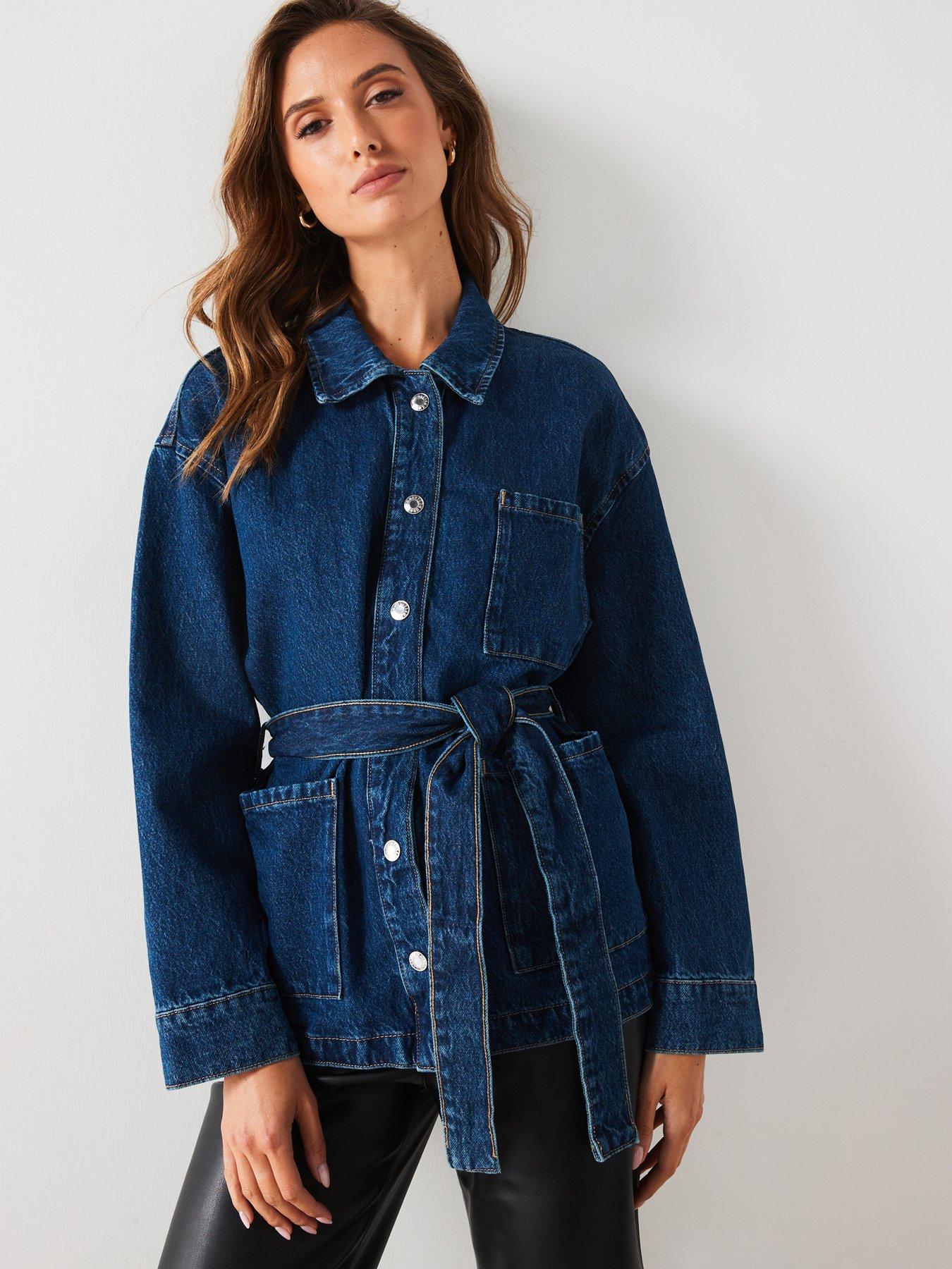 mango-belted-denim-jacketfront