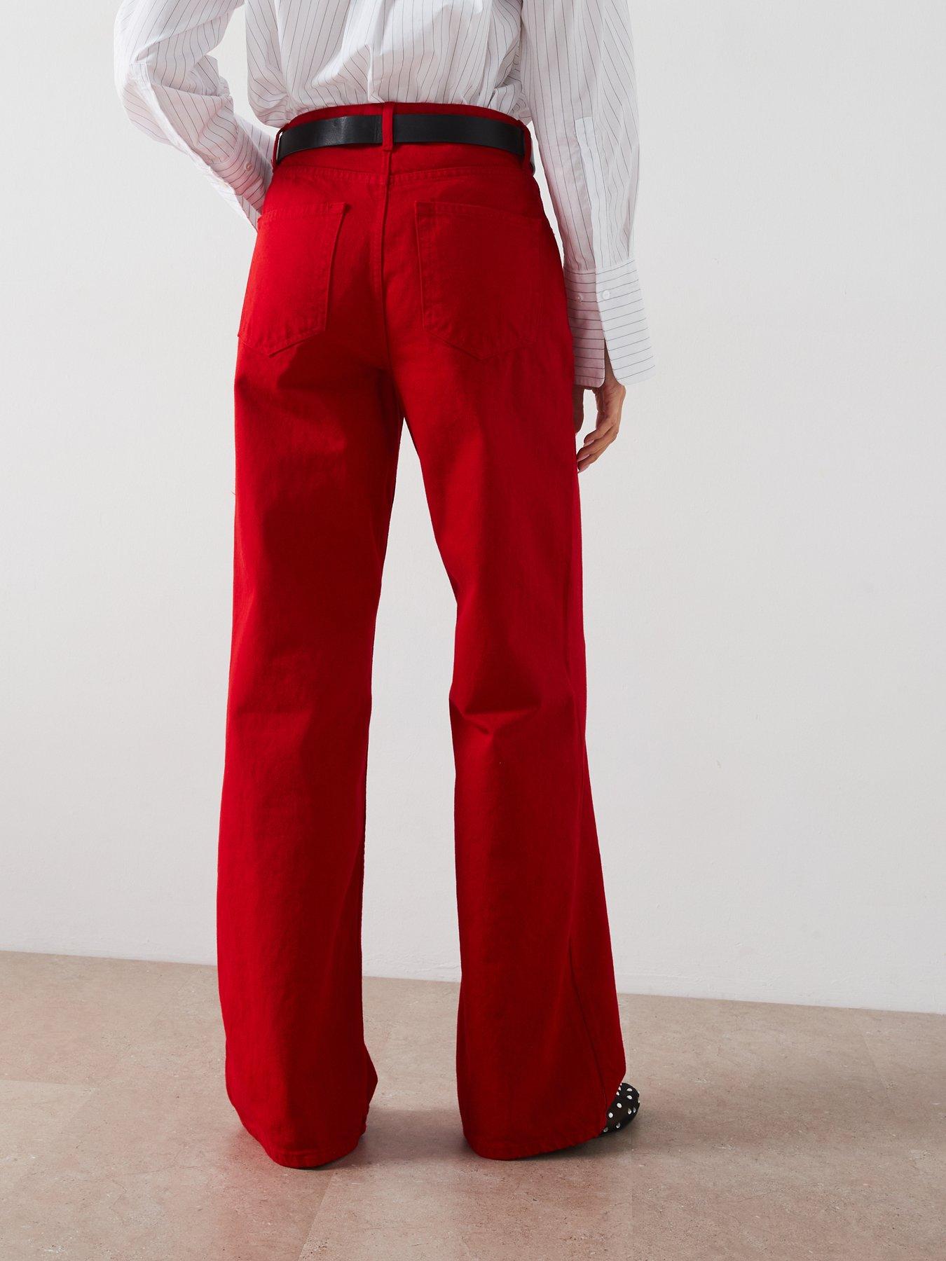 mango-high-rise-straight-jeans-redstillFront