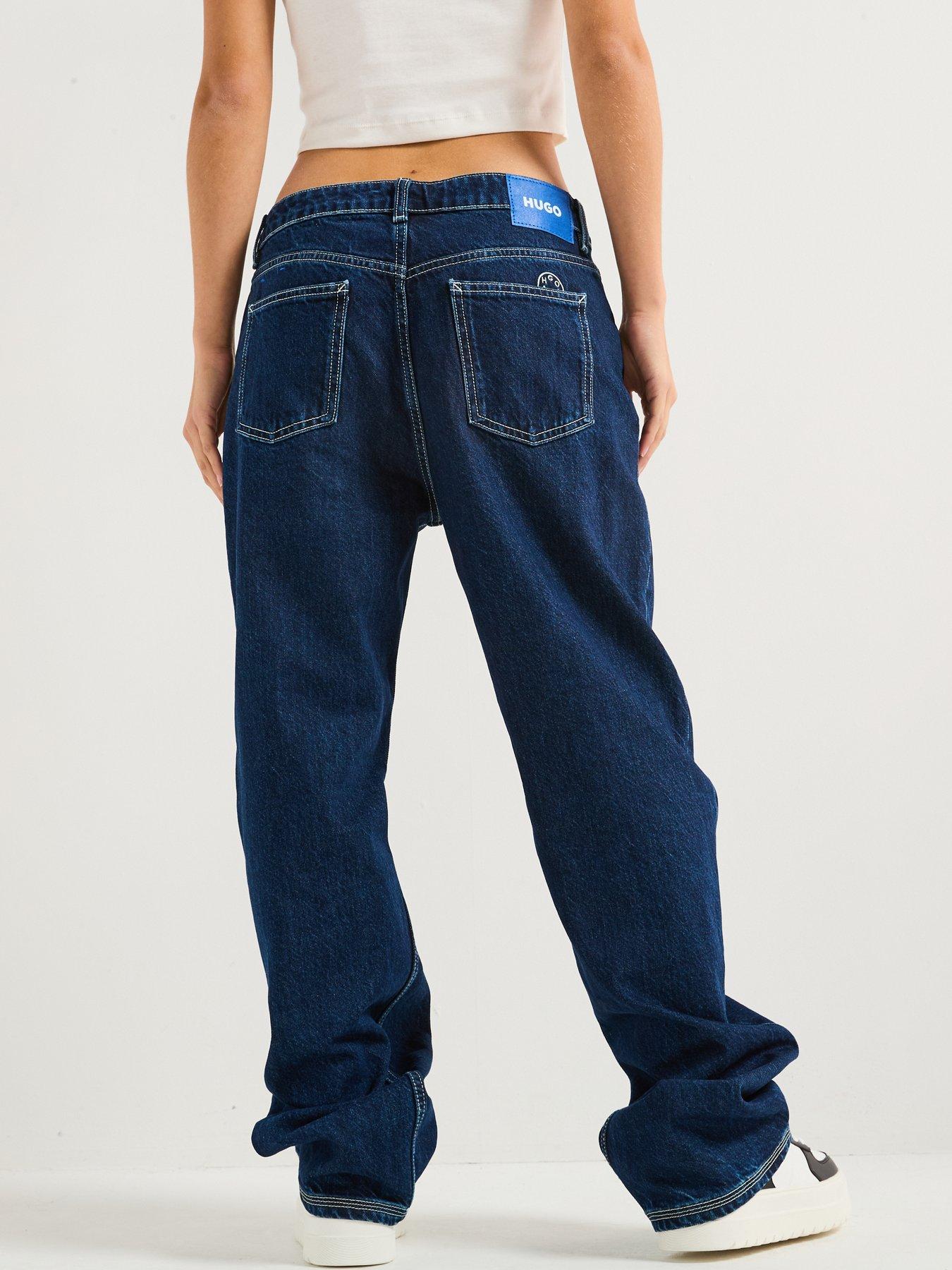 hugo-elyah-straight-leg-denim-jeans-navystillFront