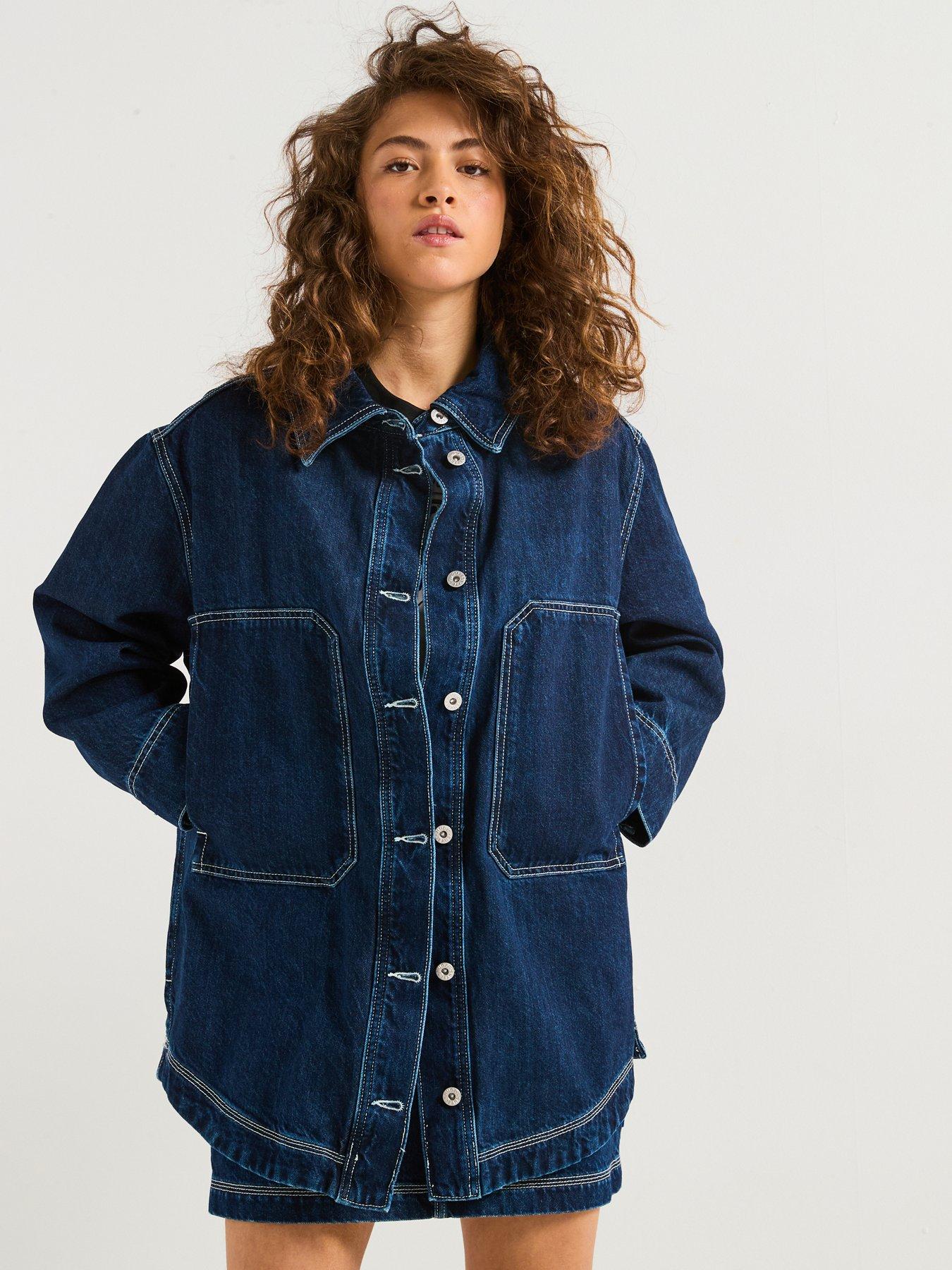 hugo-galane-oversized-denim-jacket-navy