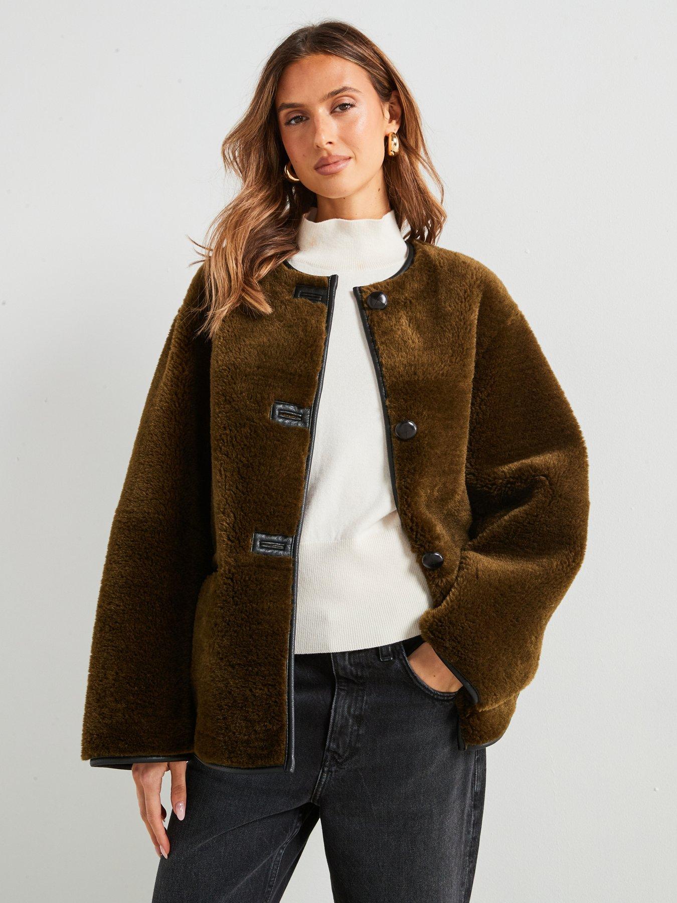 mango-faux-fur-effect-coat-with-pu-lining-green