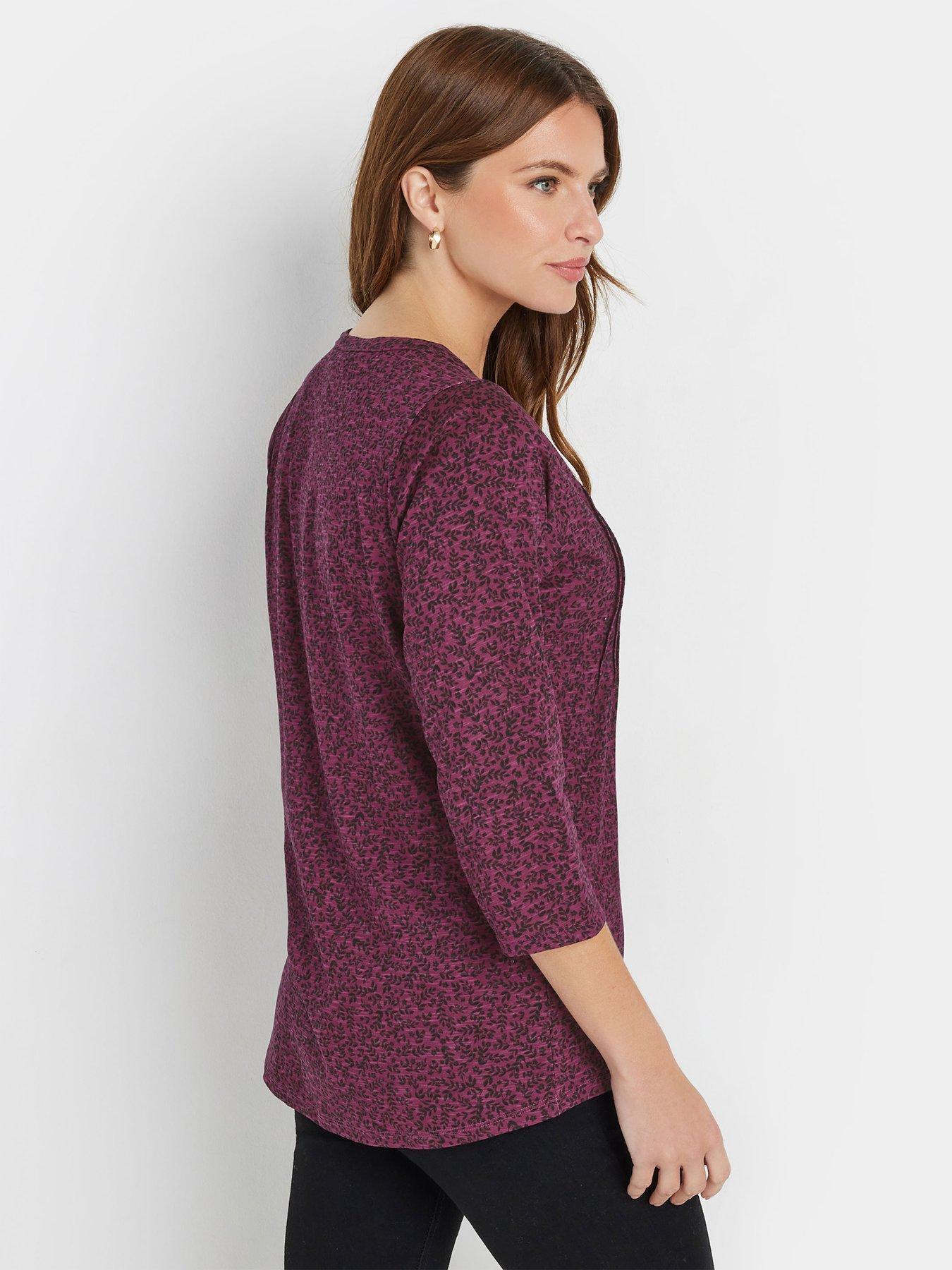 mco-34-sleeve-henley-top-purplestillFront