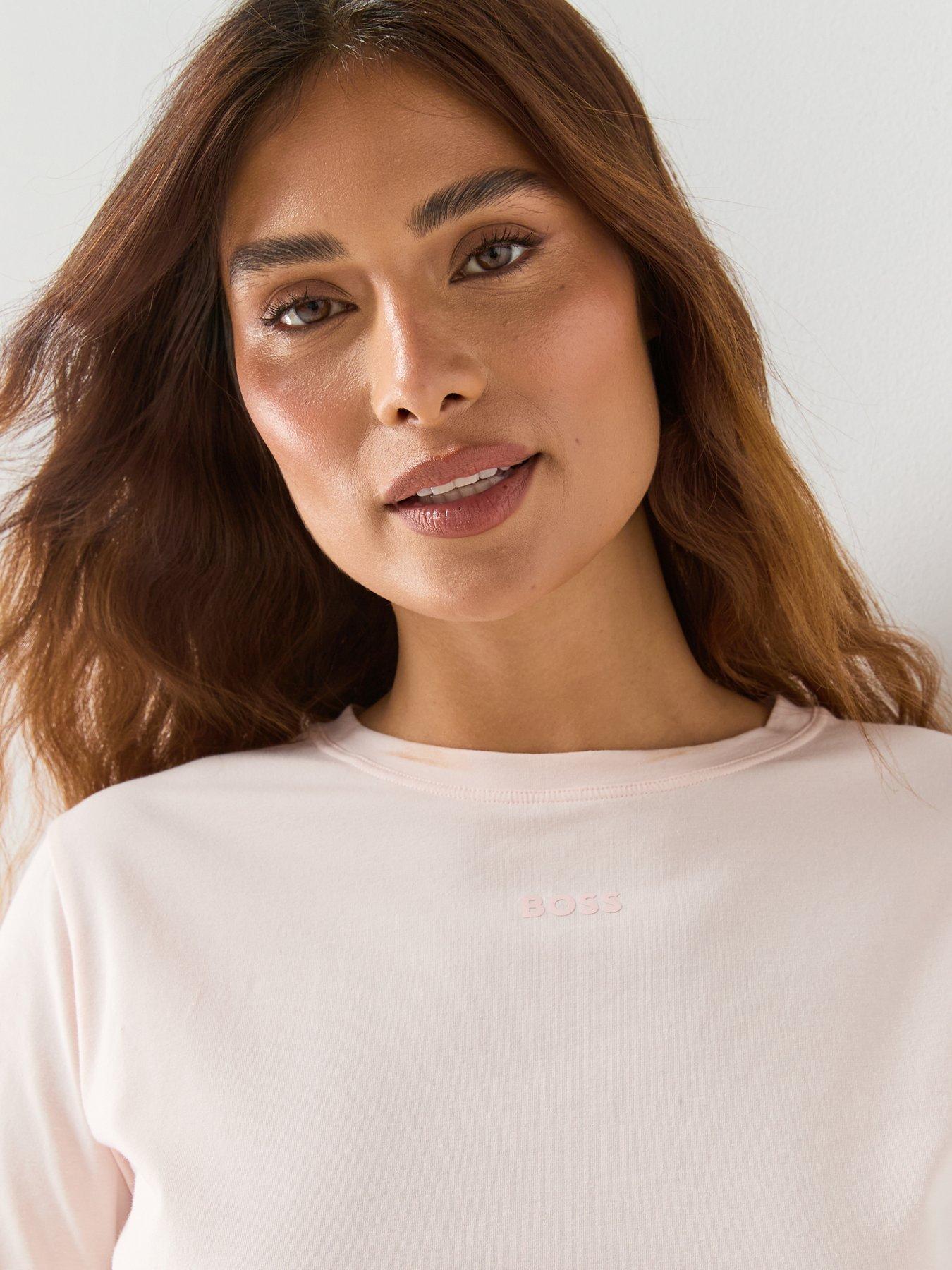 Image 4 of 5 of BOSS Logo Pyjama T-Shirt - Pink