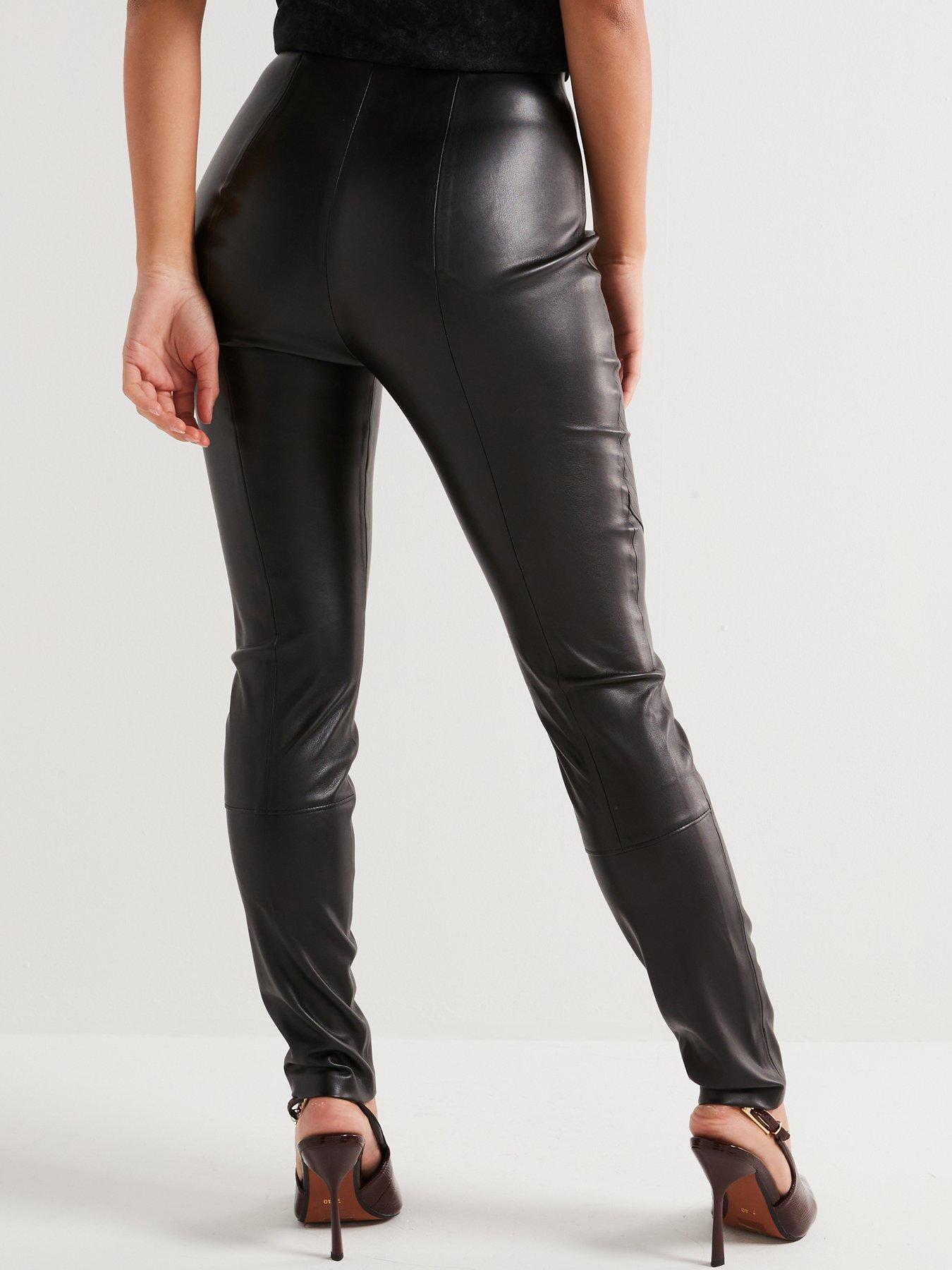 hugo-hesaja-faux-leather-leggings-blackstillFront