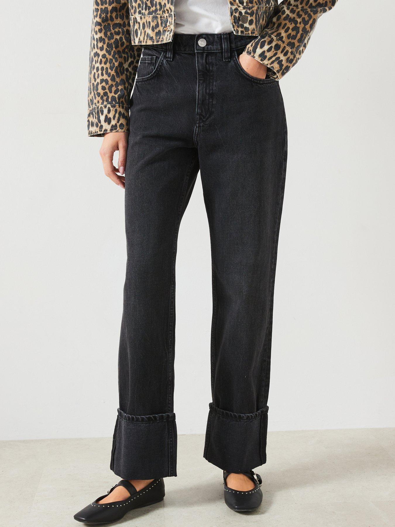 mango-turn-up-straight-jean-black