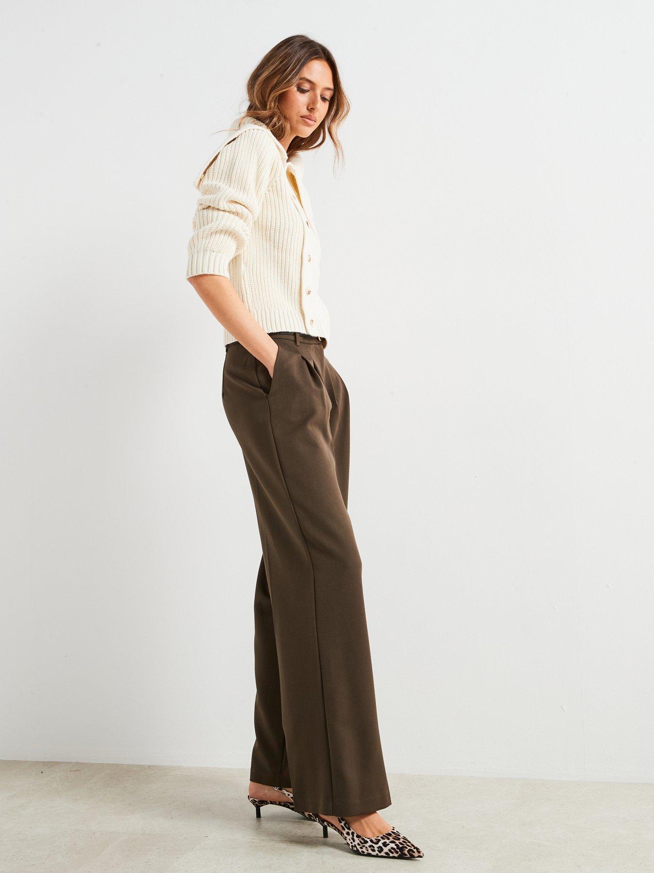 Image 4 of 6 of Mango Funnel-Neck Buttoned Sweater - Cream