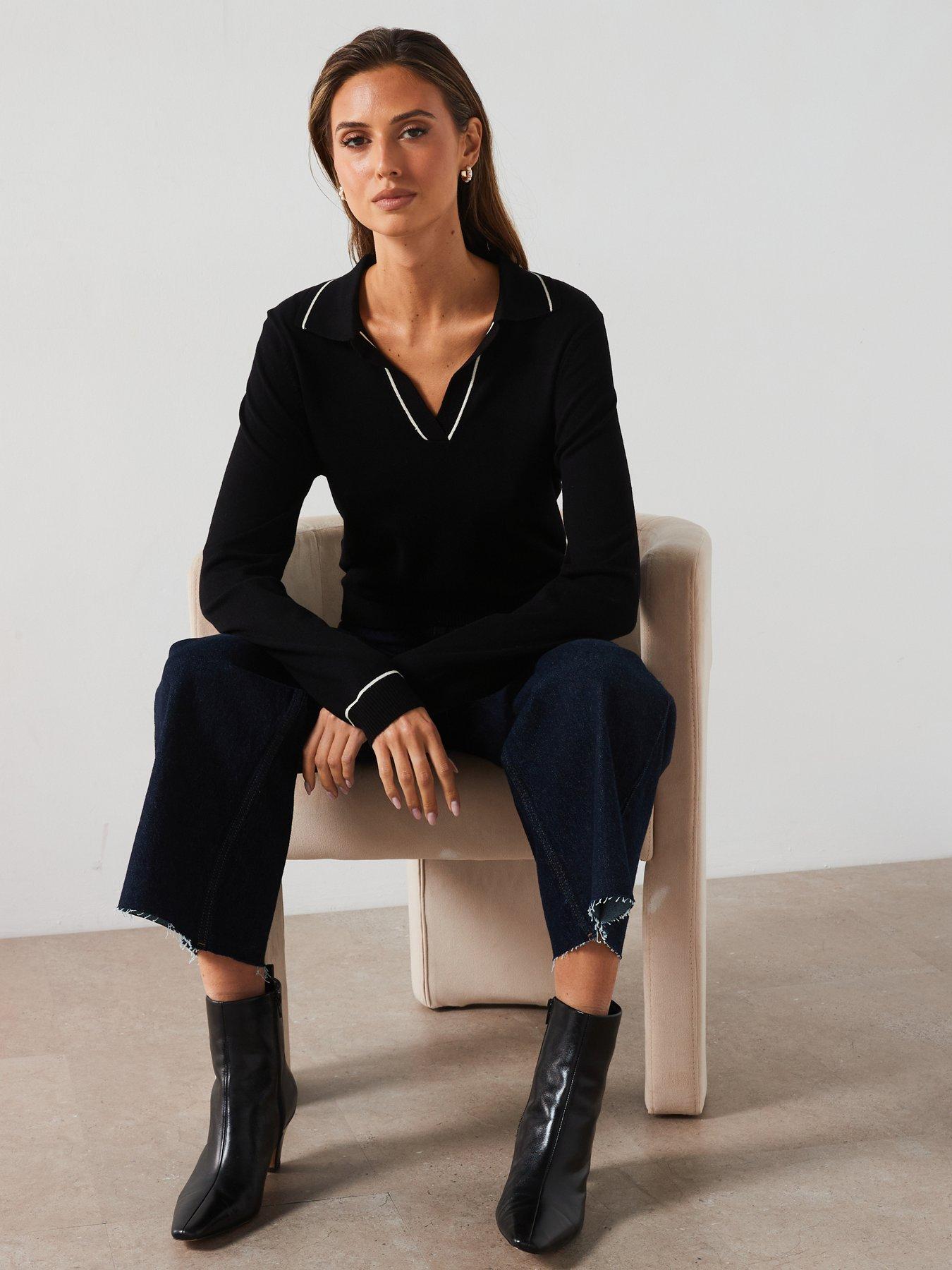 mango-open-collar-jumper-blackdetail