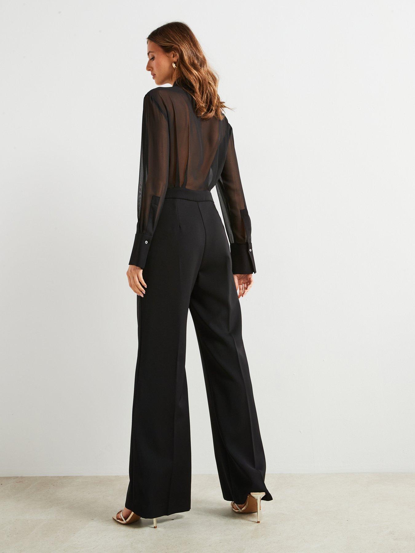 mango-long-jumpsuit-with-combined-design-blackstillFront