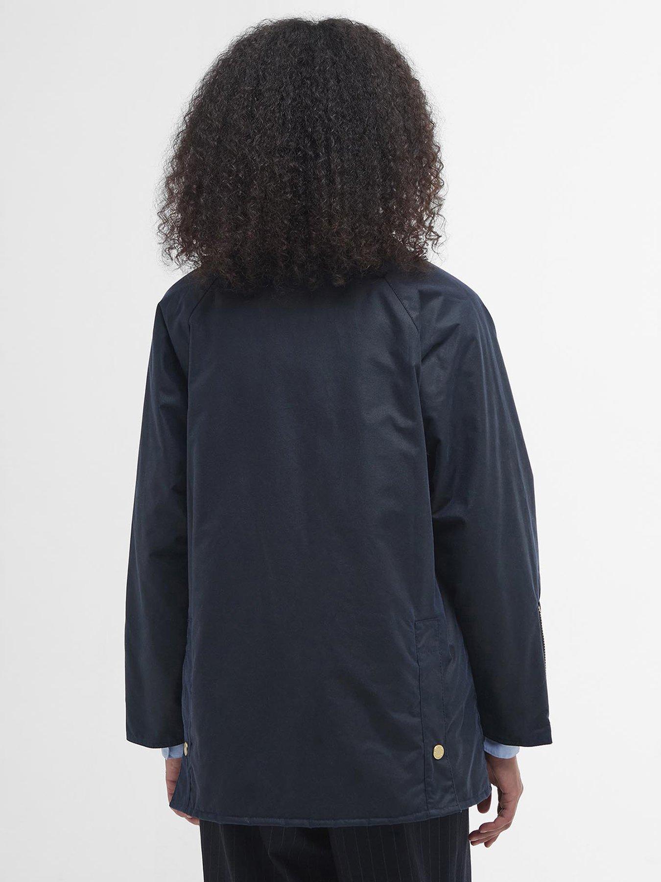 barbour-esther-wax-jacket-navystillFront