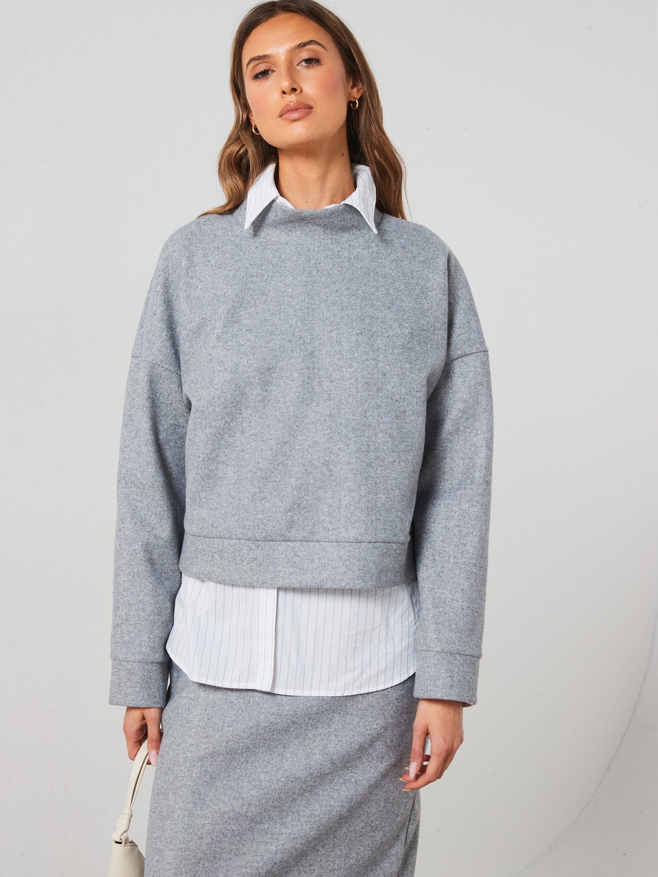 mango-turtleneck-plush-sweatshirt-greyfront