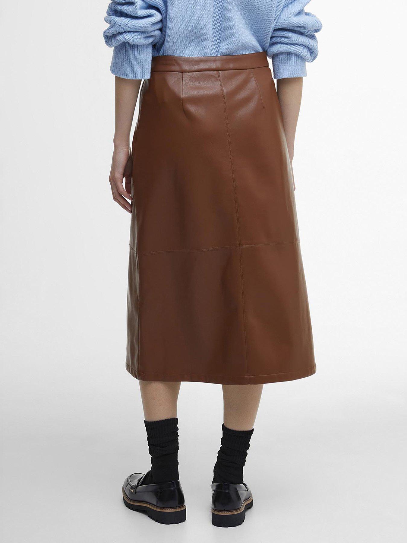 barbour-shelby-midi-skirt-brownstillFront