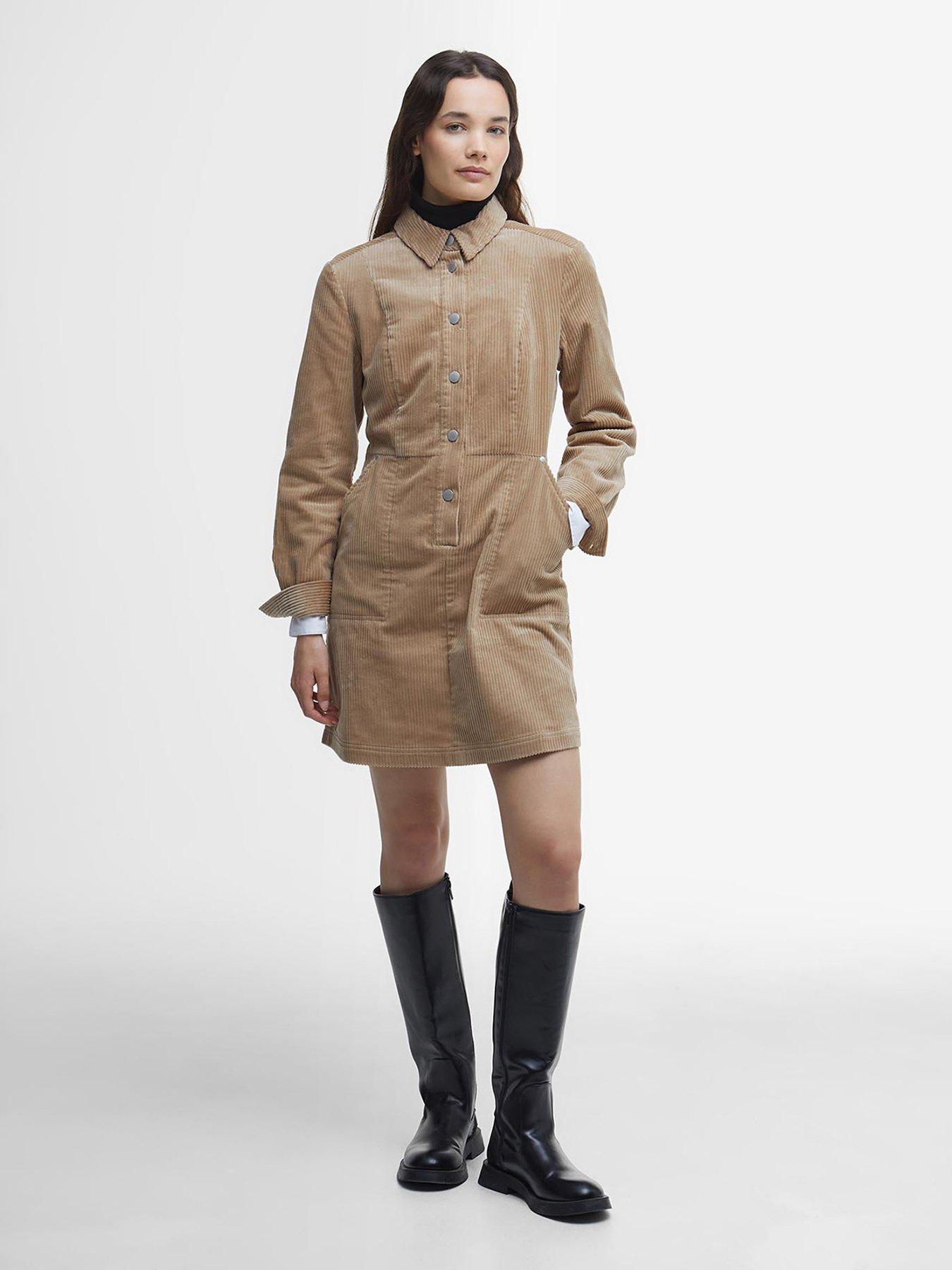 barbour-tessa-mini-dress-beige