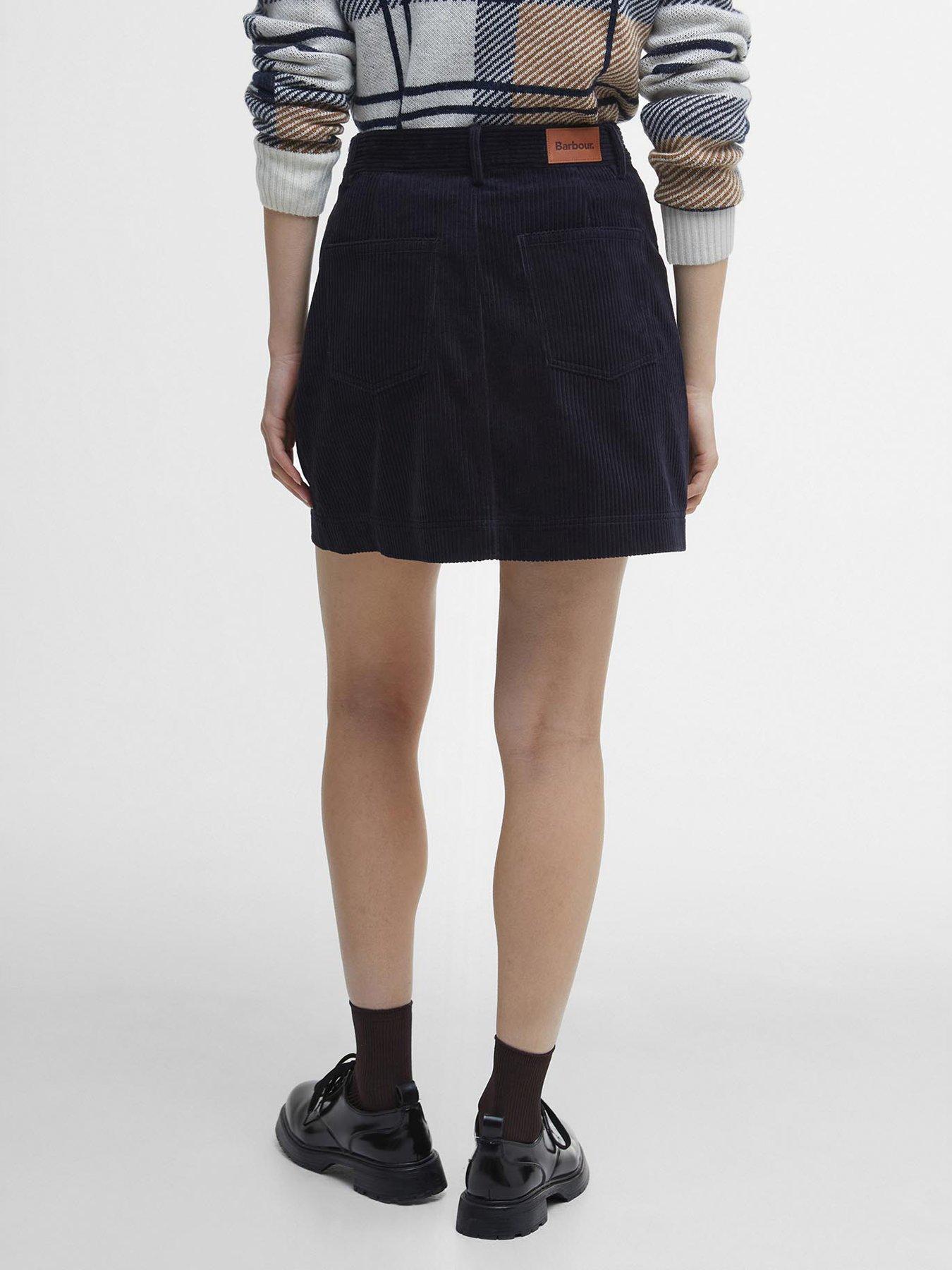 barbour-tessa-mini-skirt-navystillFront