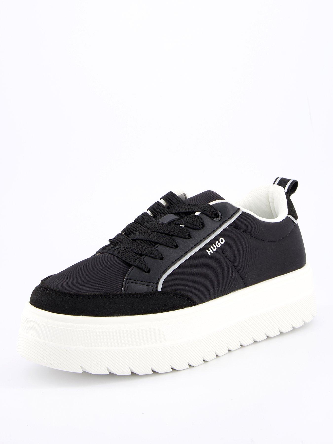 Image 2 of 7 of HUGO Lyssa Tennis Trainers - Black