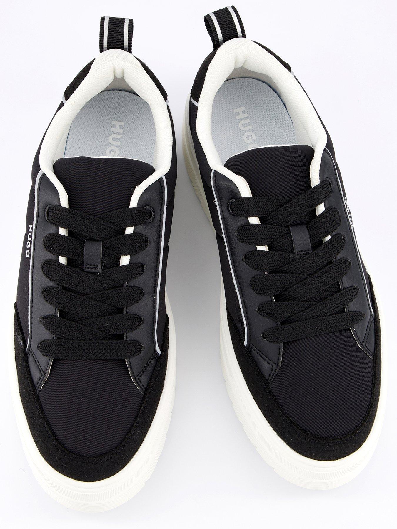 Image 3 of 7 of HUGO Lyssa Tennis Trainers - Black