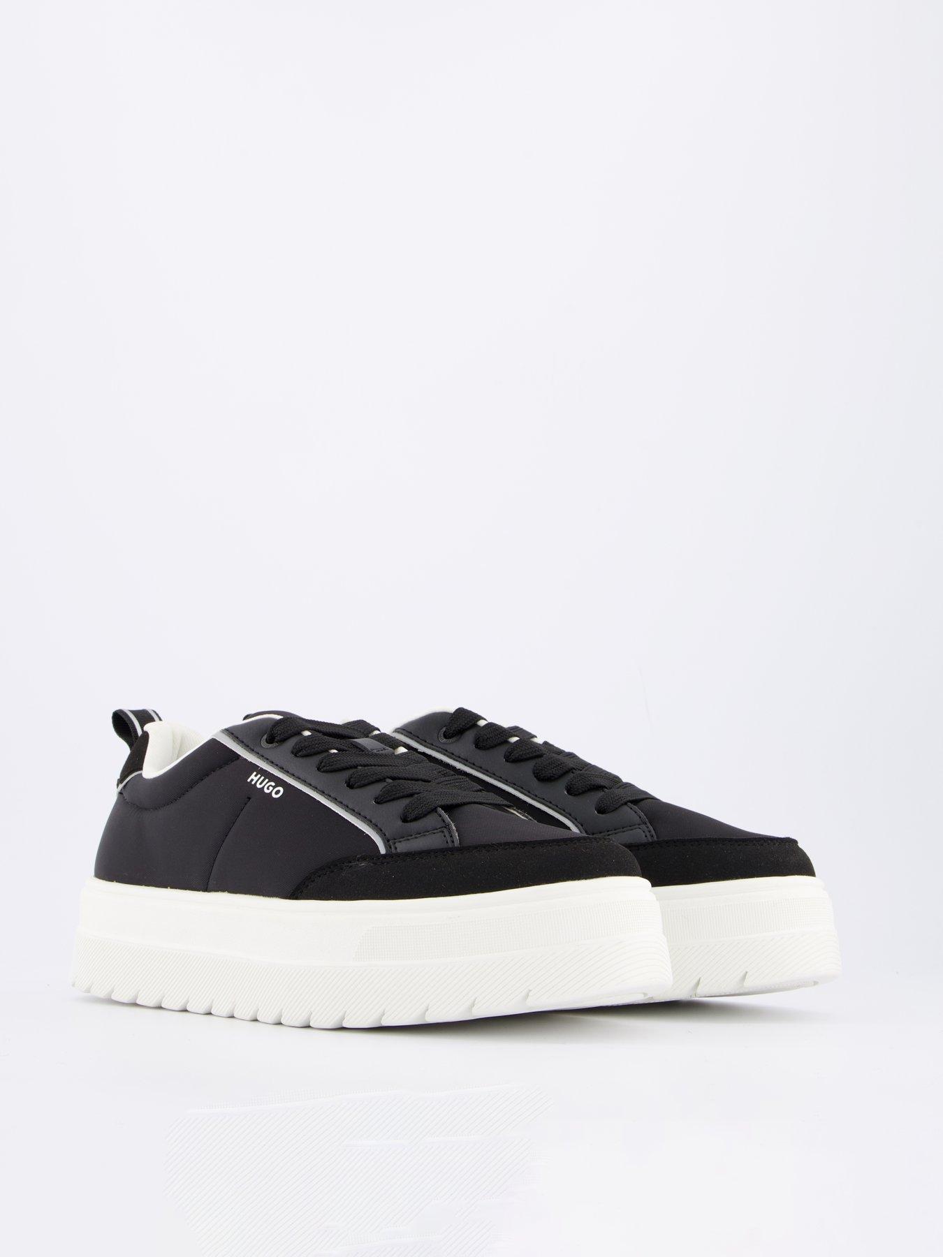 Image 6 of 7 of HUGO Lyssa Tennis Trainers - Black