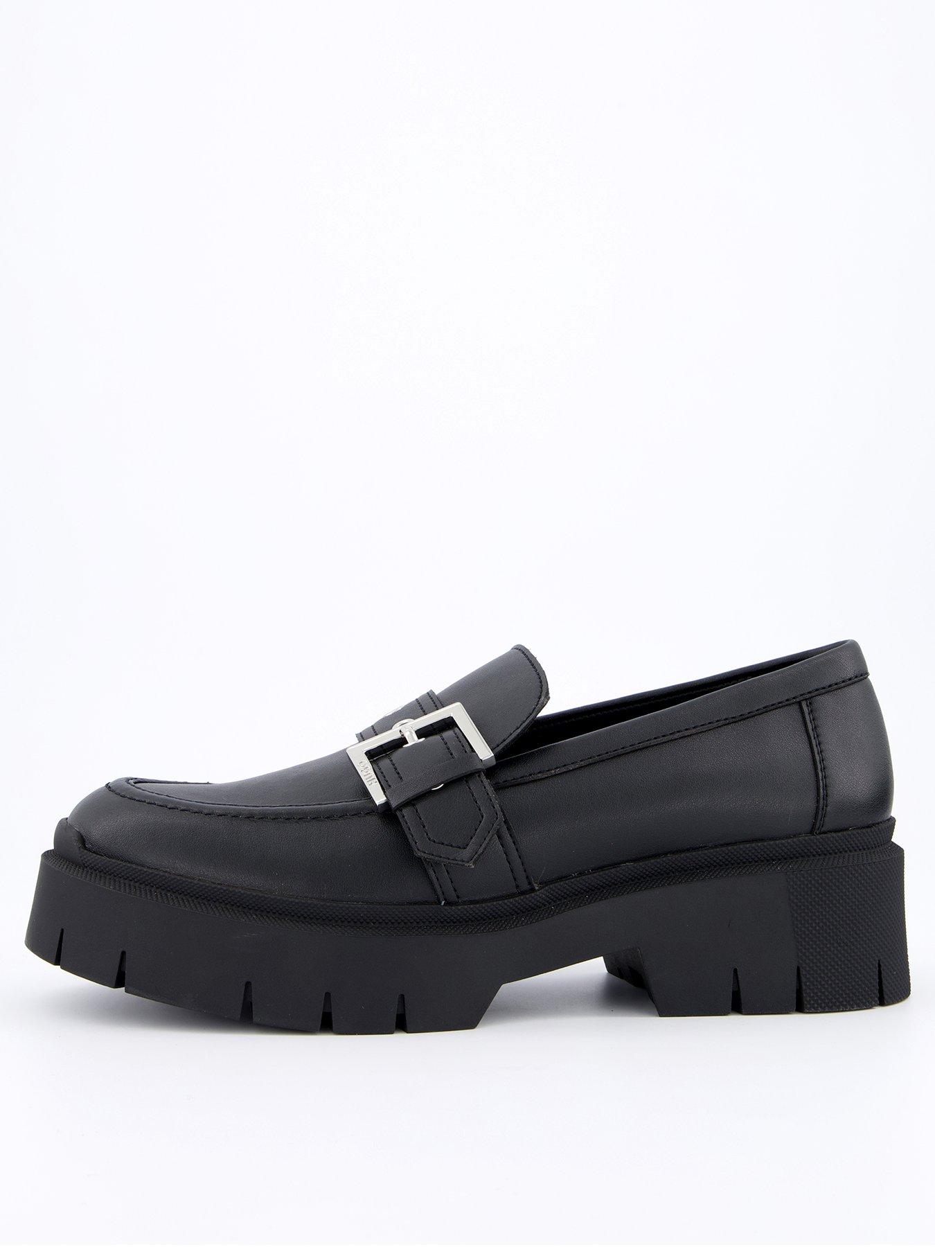 undefined Kris Chunky Loafers - Black