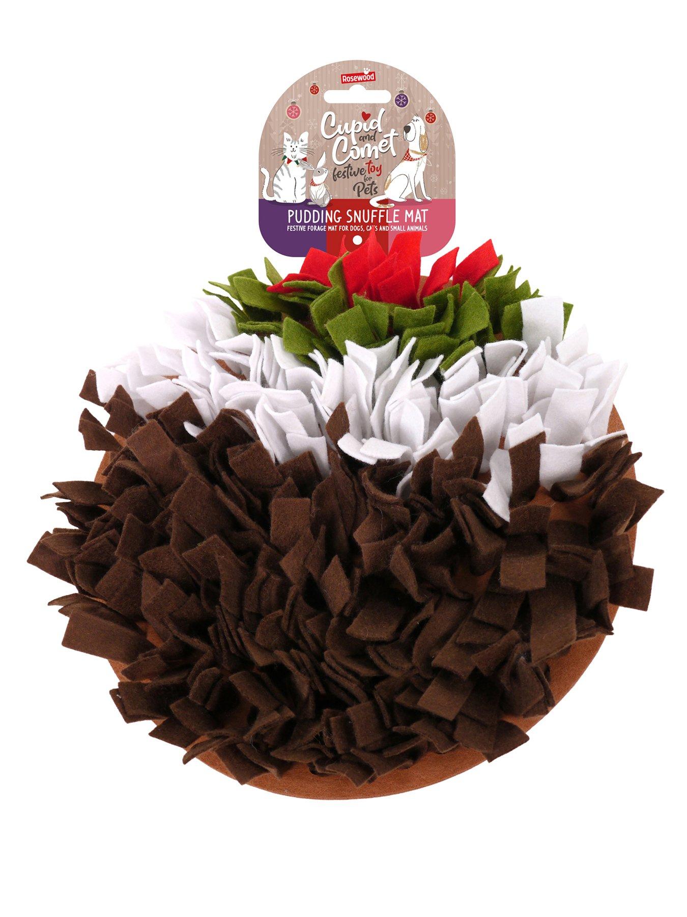 rosewood-christmas-pudding-snuffle-forage-mat-for-dogs-cats-rabbits-rodents-and-ferrets