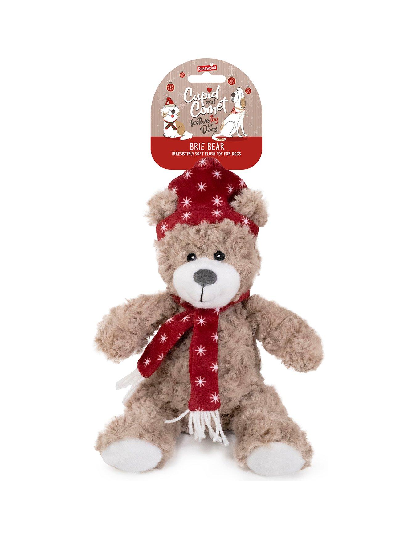 rosewood-christmas-brie-bear-squeaky-plush-dog-toystillFront