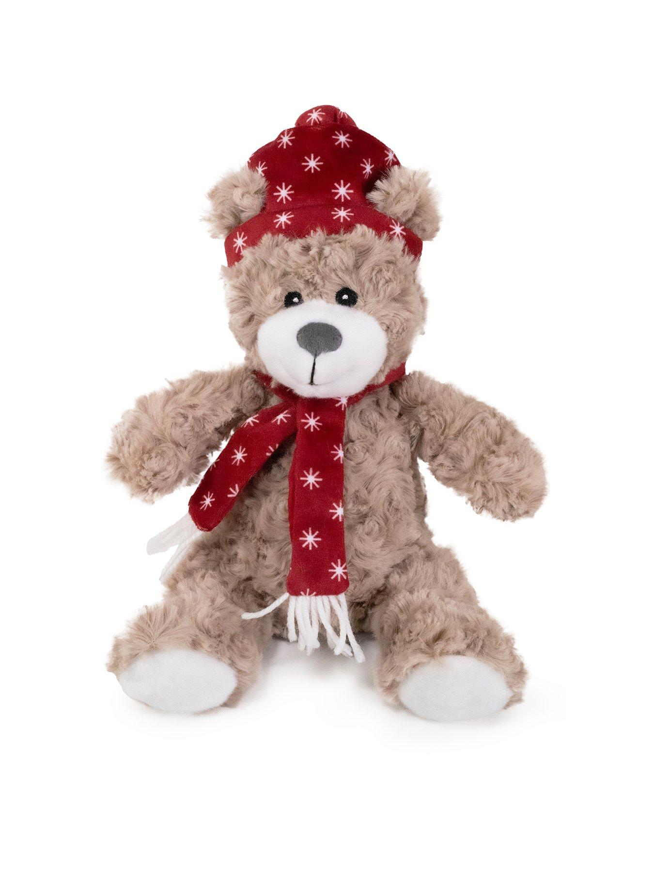 rosewood-christmas-brie-bear-squeaky-plush-dog-toyback